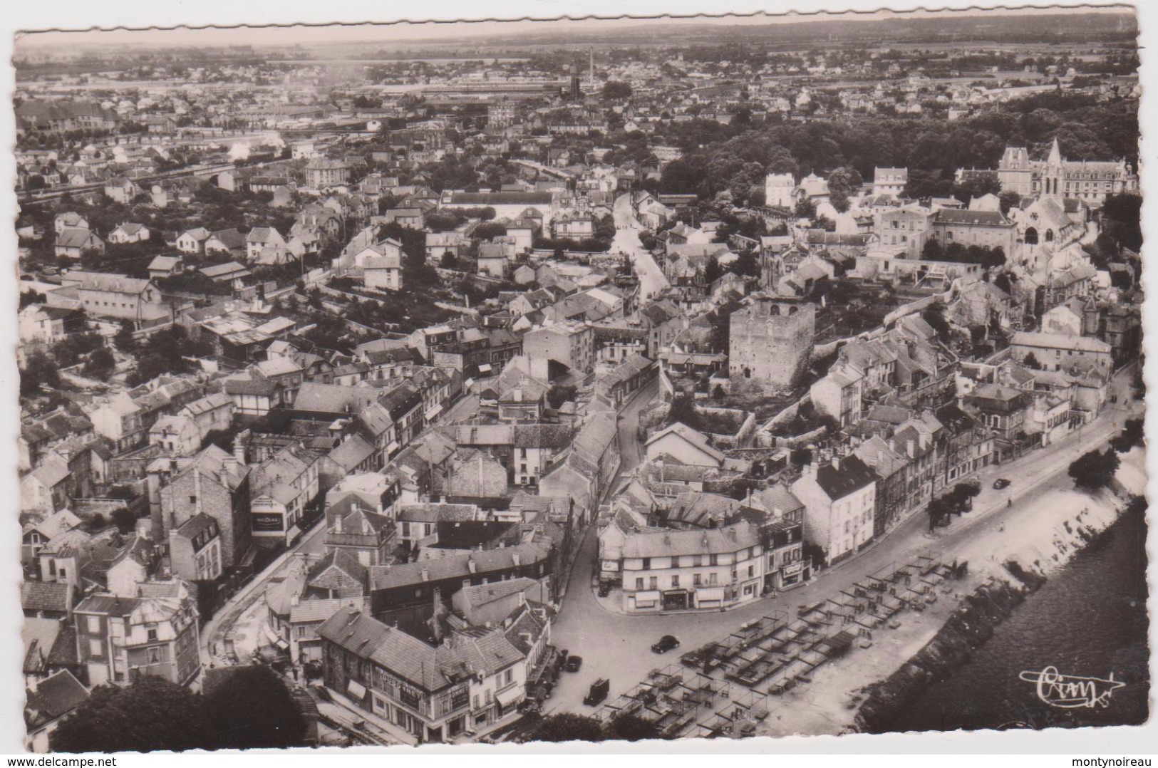 Yvelines : CONFLANS  Saint  HONORINE  : Vue Aérienne - Conflans Saint Honorine