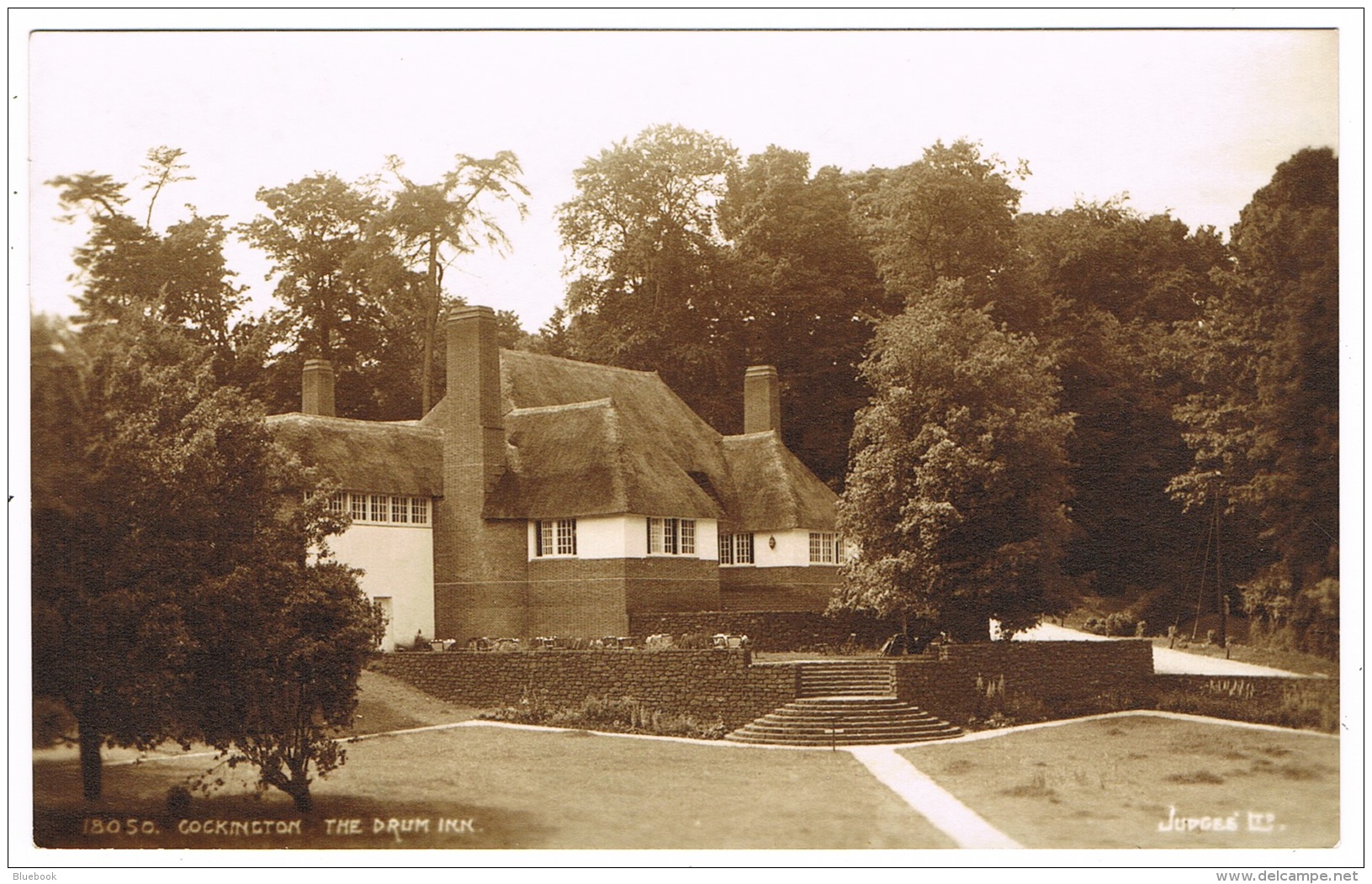 RB 1144 - Judges Real Photo Postcard - The Thatched Drum Inn Cockington Torquay Devon - Torquay