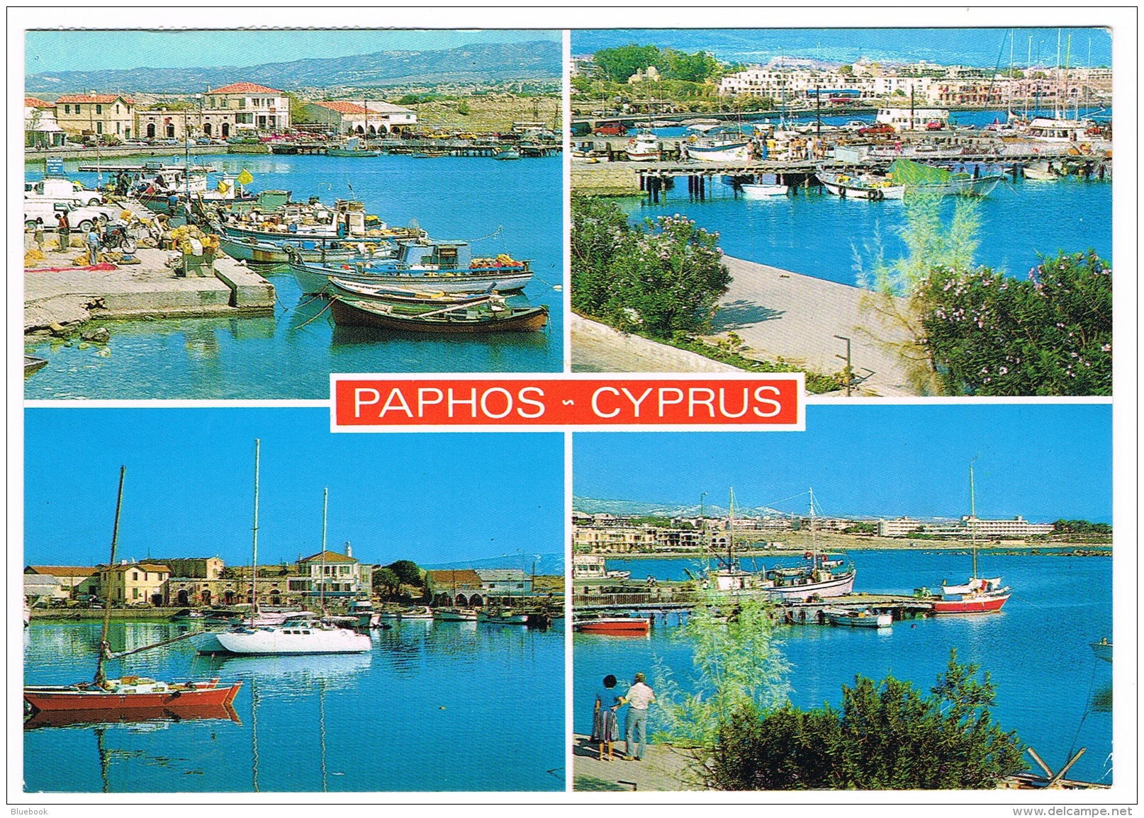 RB 1146 -  2 X 1980's Postcards - Paphos Cyprus - Chypre