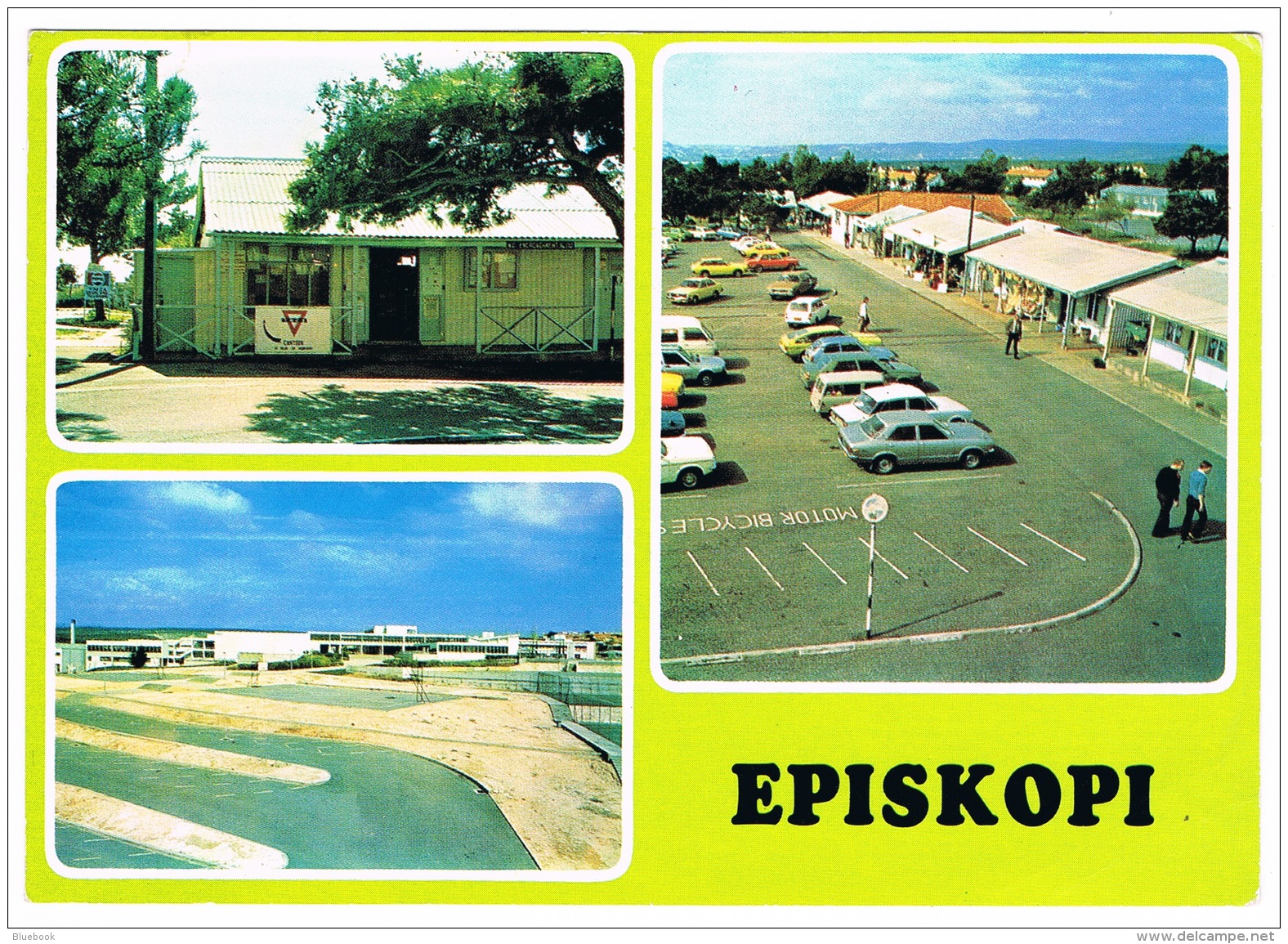 RB 1146 -  1982 Postcard - Eposkopi Cyprus - Y.M.C.A. - Dodges City &amp; St John's School - Cyprus
