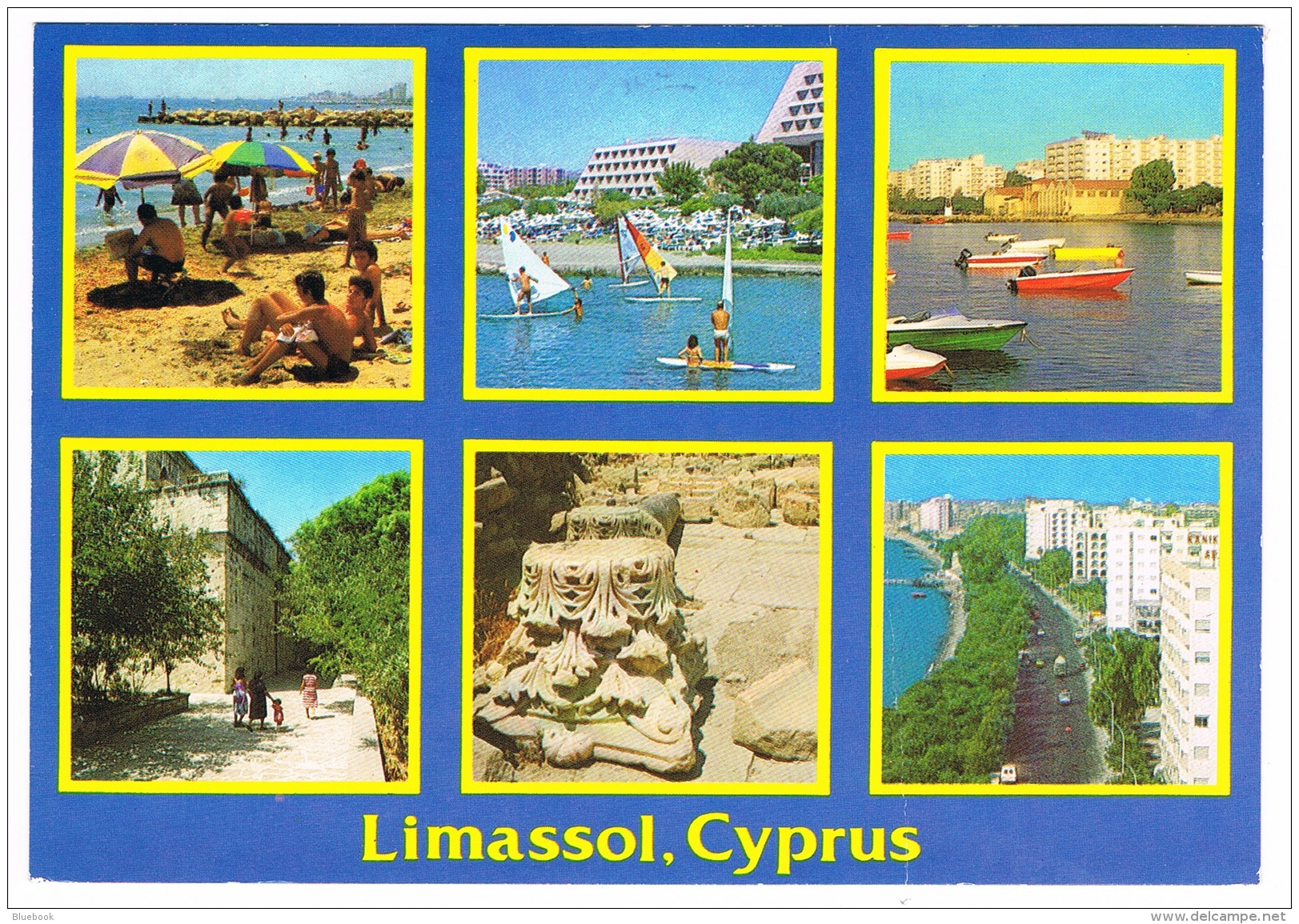 RB 1146 -  1992 Postcard - Limassol Cyprus - Limassol Postmark - Chypre