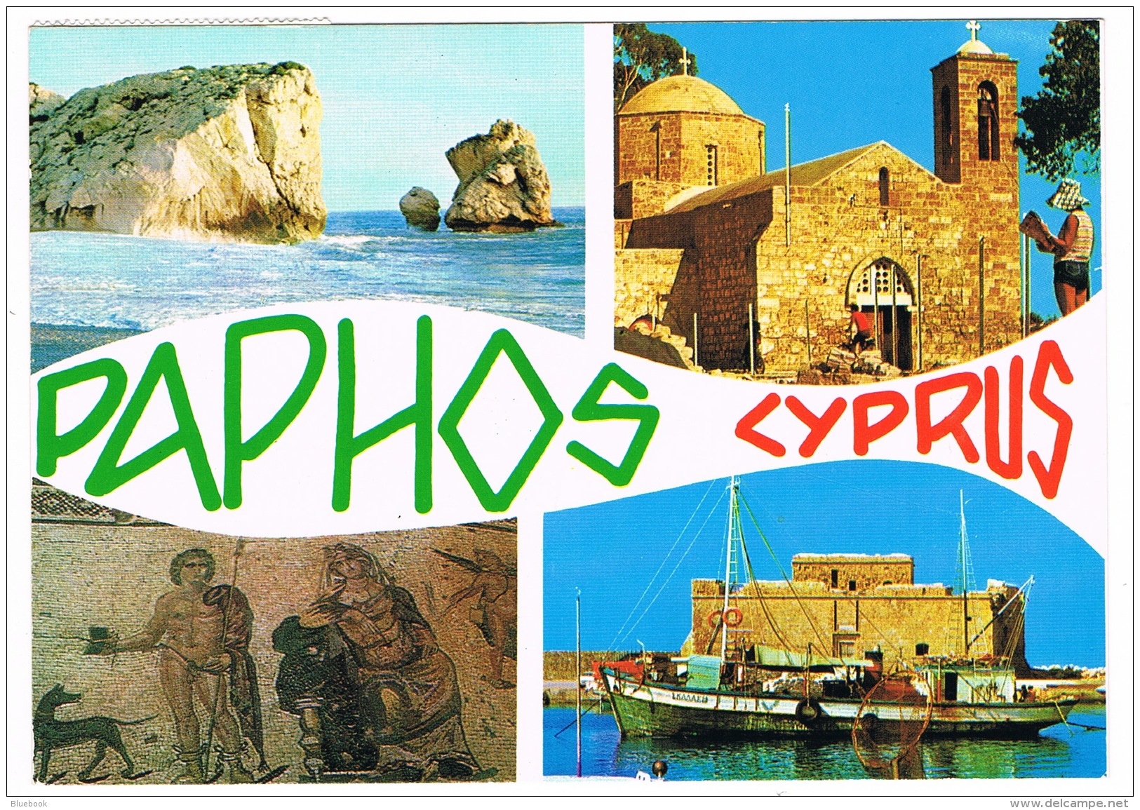 RB 1146 -  1986 Postcard - Paphos Cyprus - Paphos Postmark - Cyprus