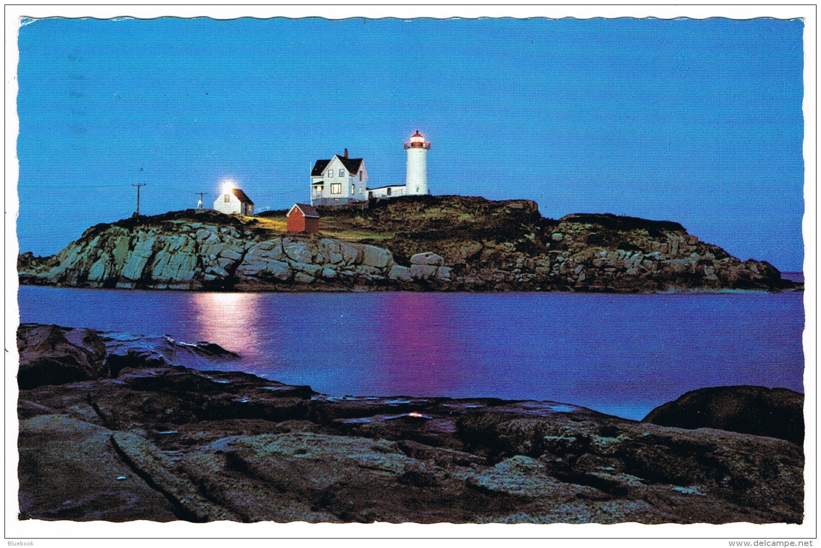 RB 1146 -  USA Postcard - Nubble Lighthouse Maine - 28c Rate To UK - Lighthouses