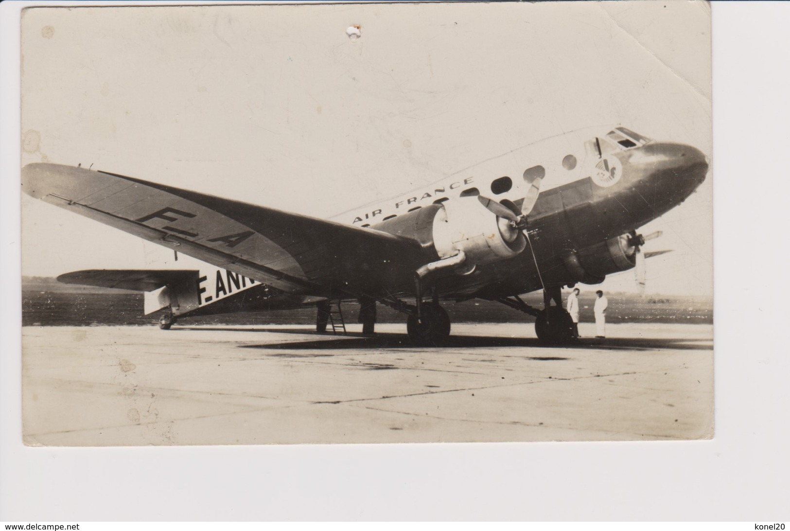 Vintage Rppc Air France AF. A.F. Breguet-Wibaut 670 Aircarft - 1946-....: Moderne