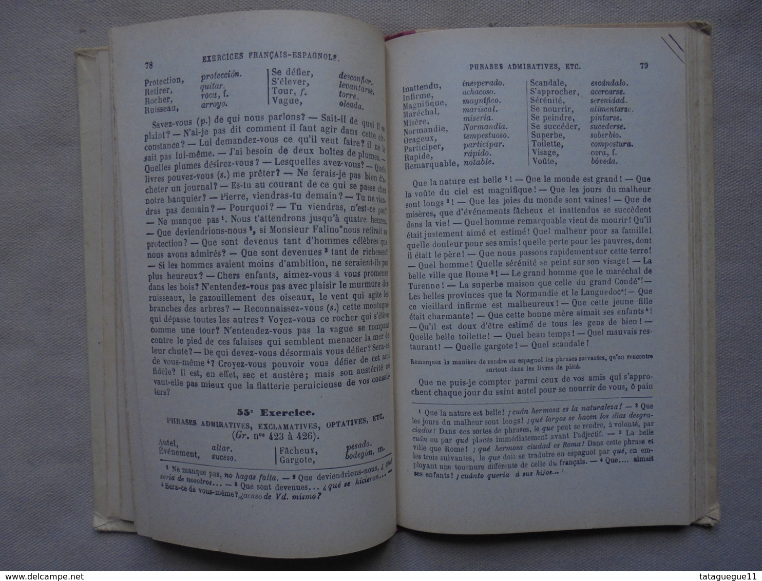 Ancien - Livre L'ESPAGNOL Enseigné Par La Pratique 1905 - Cursos De Idiomas