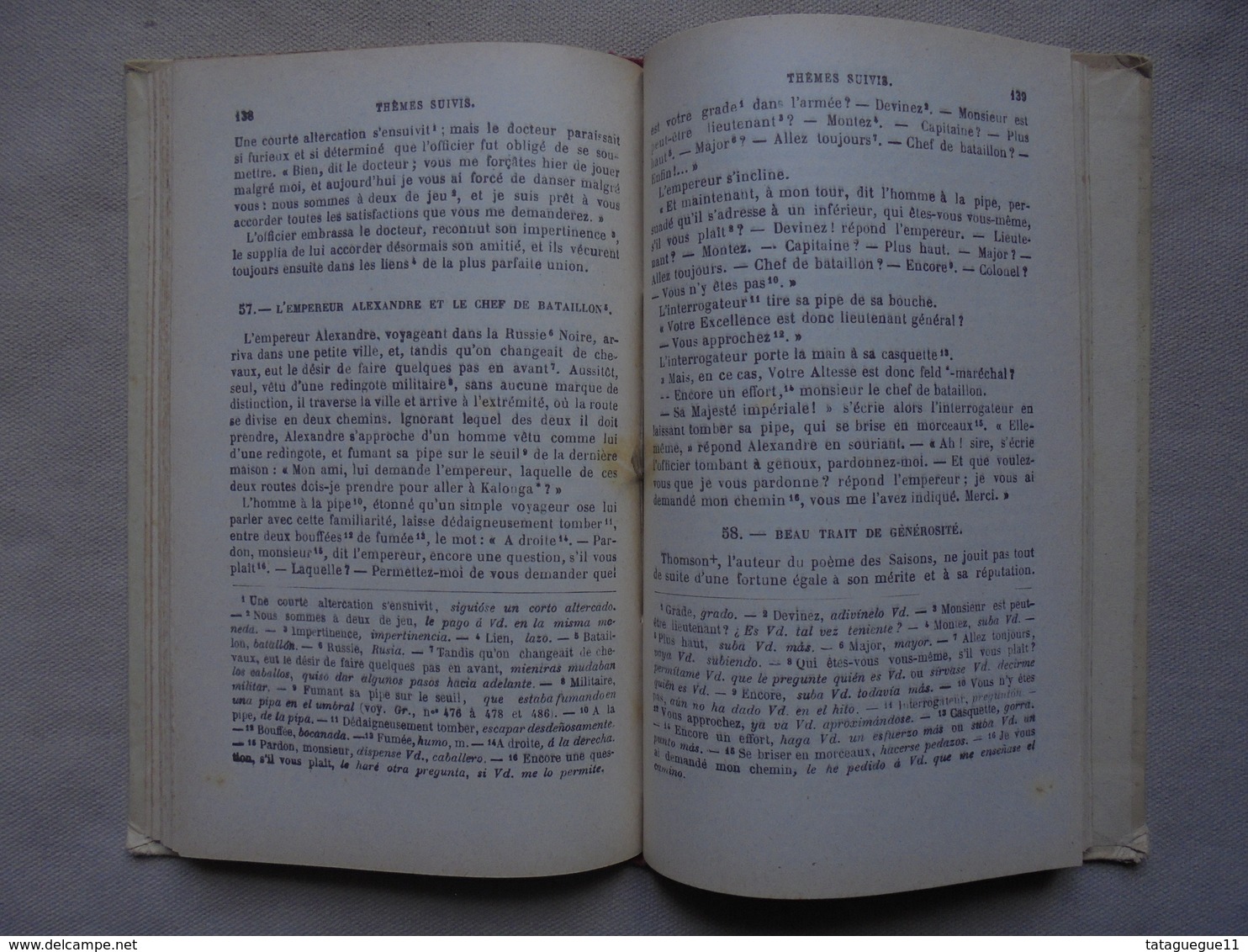 Ancien - Livre L'ESPAGNOL Enseigné par la pratique 1905