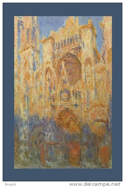 A58-71  @   France Impressionisme Oil Painting Claude Monet  , ( Postal Stationery , Articles Postaux ) - Impresionismo