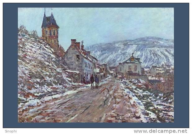 A58-68  @   France Impressionisme Oil Painting Claude Monet  , ( Postal Stationery , Articles Postaux ) - Impresionismo