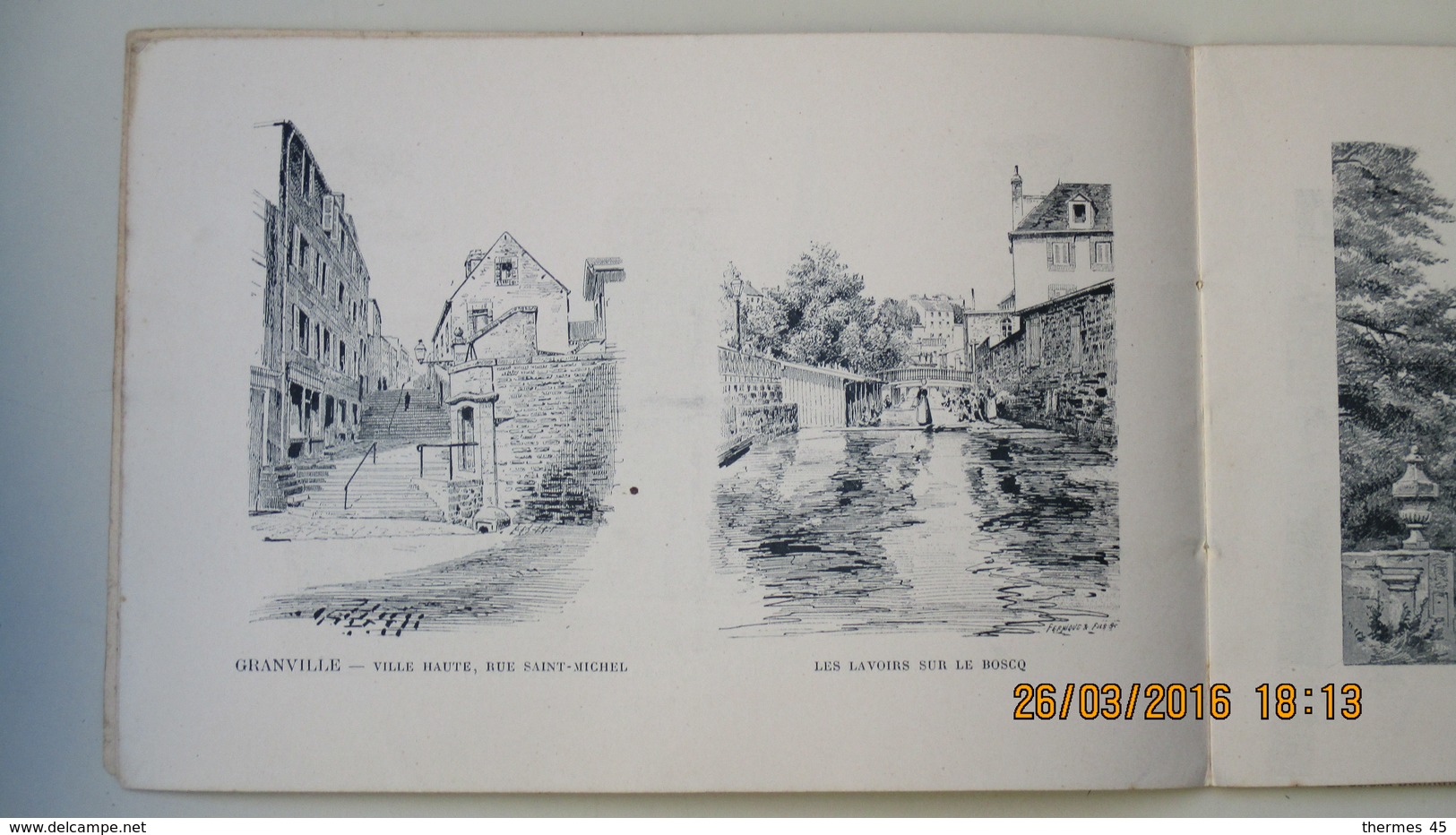 GRANVILLE / 20 VUES / DESSINS D'APRES. PHOTOS AVANT-GUERRE / FRANCE - ALBUM N° 49. - Dépliants Touristiques