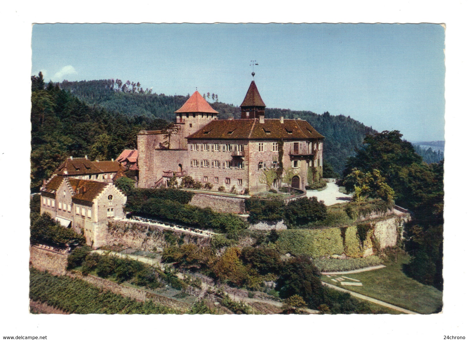 Allemagne: Terrassen Gaststatte, Schloss Eberstein Im Murgtal, Gernsbach, Chateau (17-635) - Gernsbach