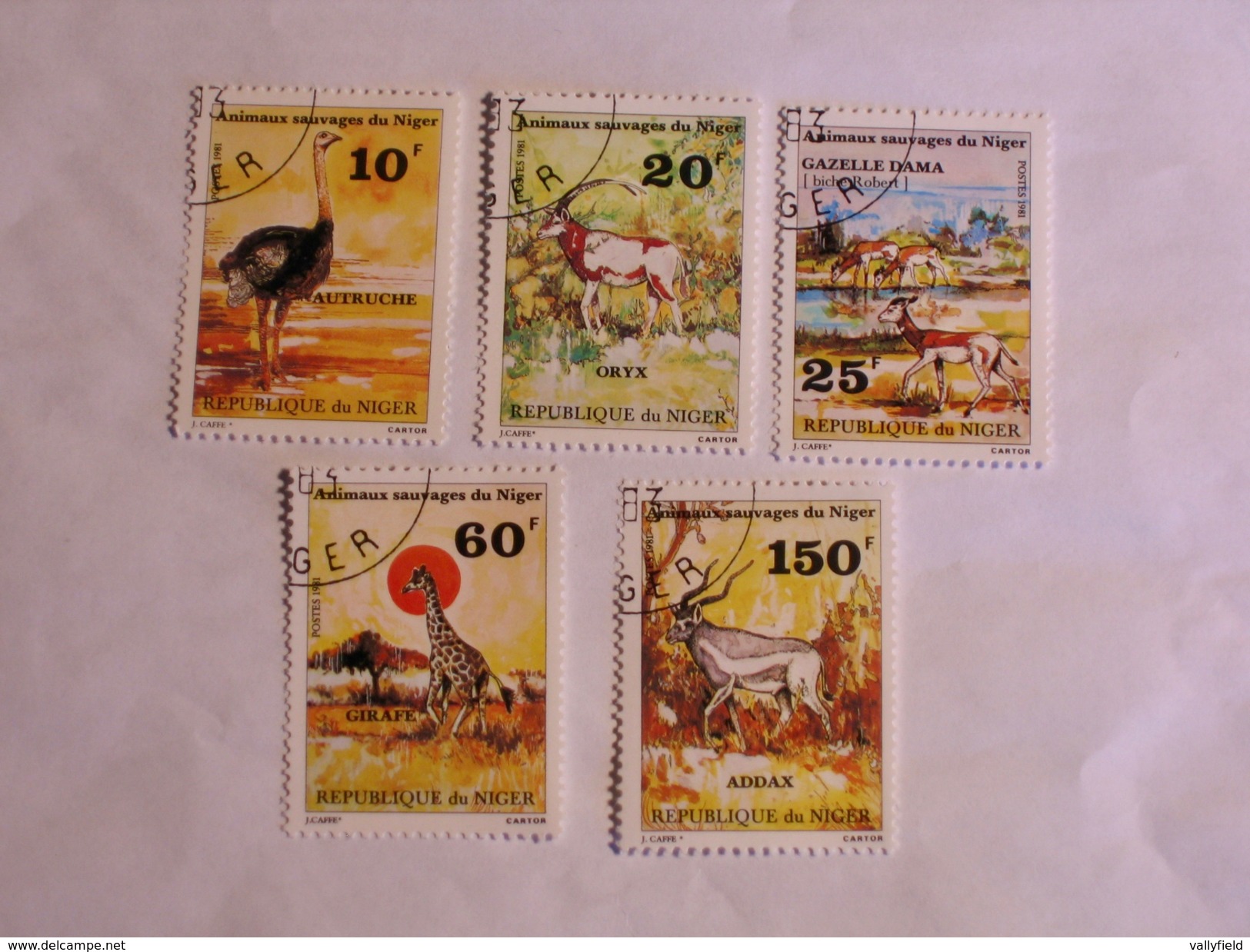 NIGER  1981  LOT# 3  ANIMAL - Niger (1960-...)