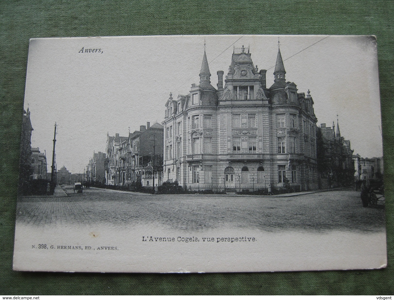 ANTWERPEN - L'AVENUE COGELS VUE PERSPECTIVE ( 2 Scans ) - Antwerpen