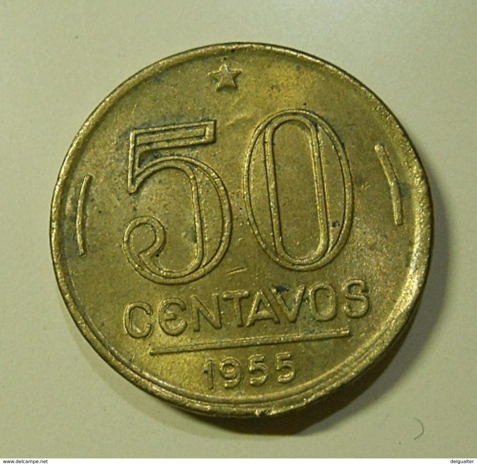 Brazil 50 Centavos 1955 - Brésil