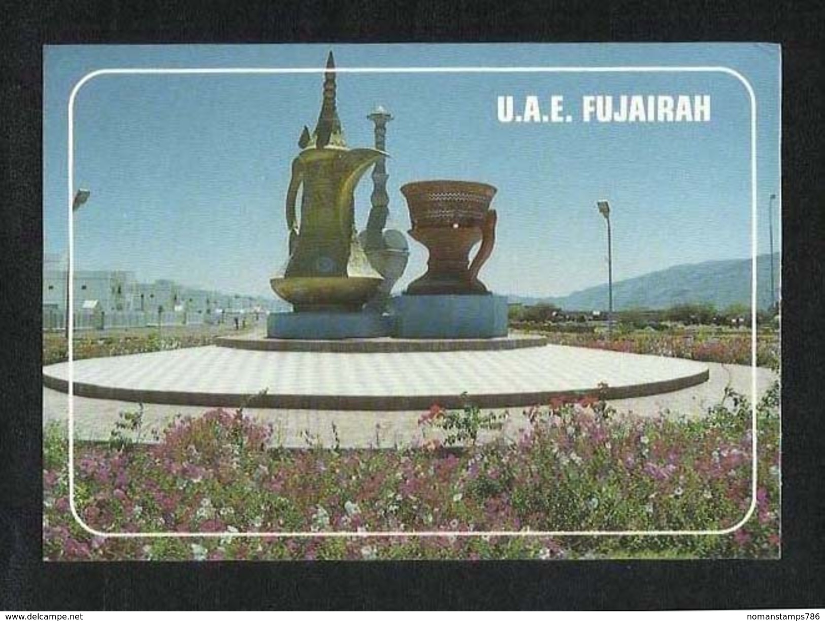 United Arab Emirates UAE Fujairah Picture Postcard Fujairah Monument  View Card - Emirati Arabi Uniti