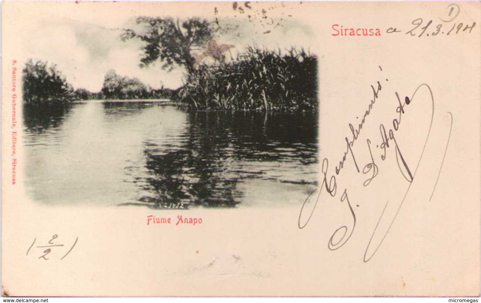 SIRACUSA - Fiume Anapo - Siracusa