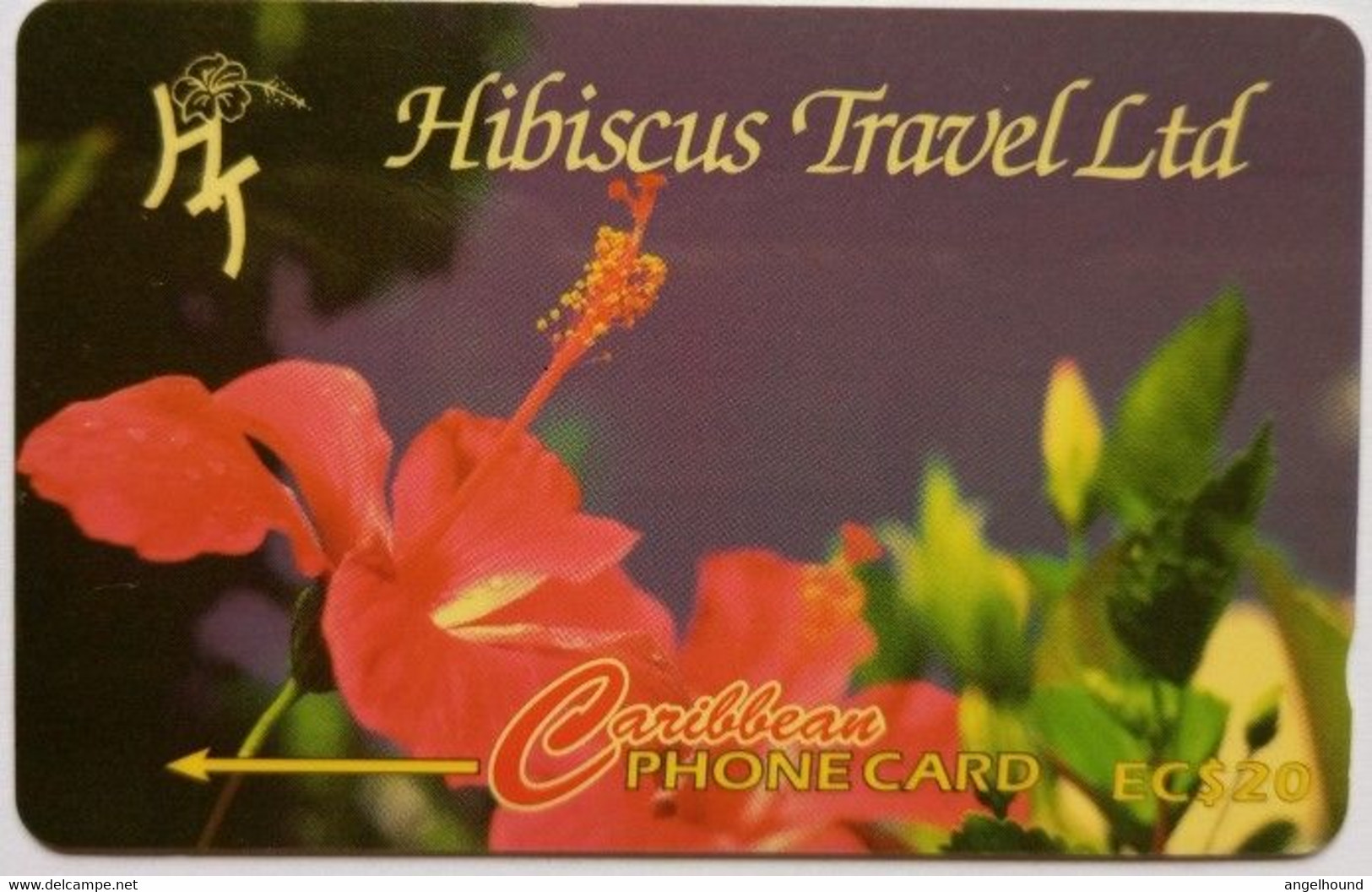 Saint Lucia Cable And Wireless 147CSLA EC$20 " Hibiscus Travel Ltd. " - Saint Lucia