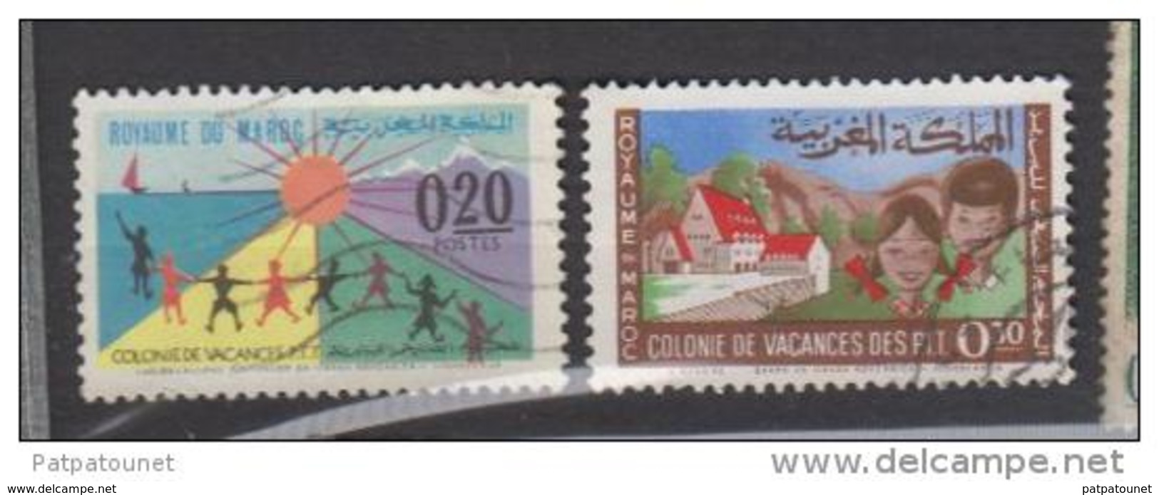 Maroc YV 474/5 O 1964 PTT - Marruecos (1956-...)