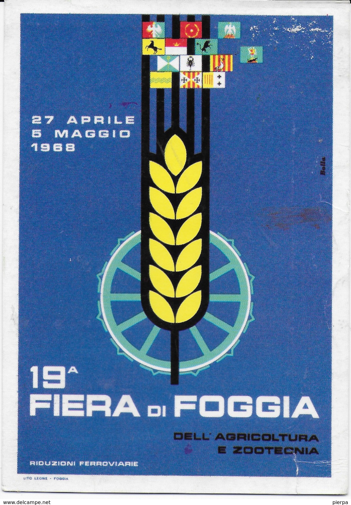 19a FIERA DI FOGGIA  1968 - NUOVA NV - Foires