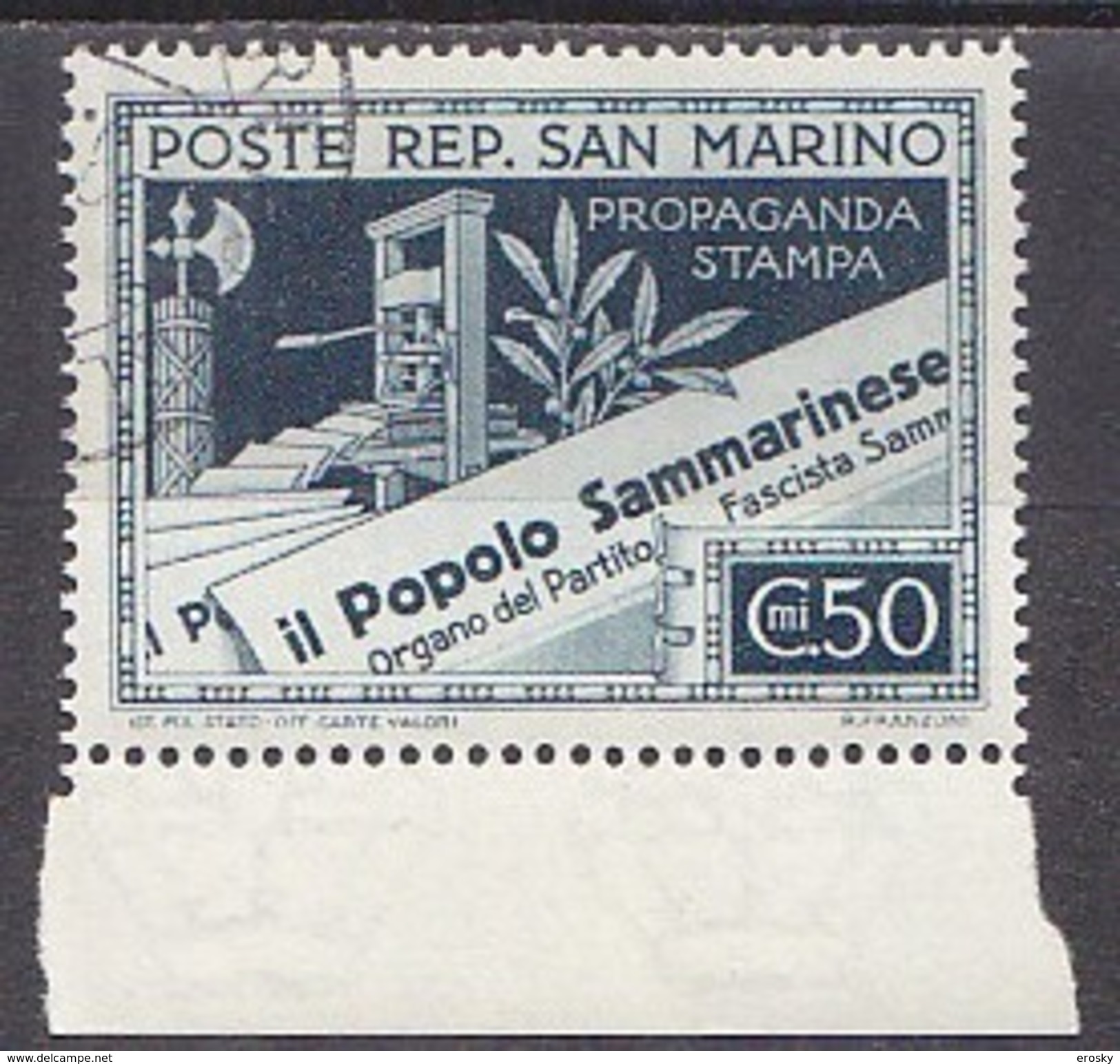 Y8262 - SAN MARINO Ss N°232 - SAINT-MARIN Yv N°228 - Usati