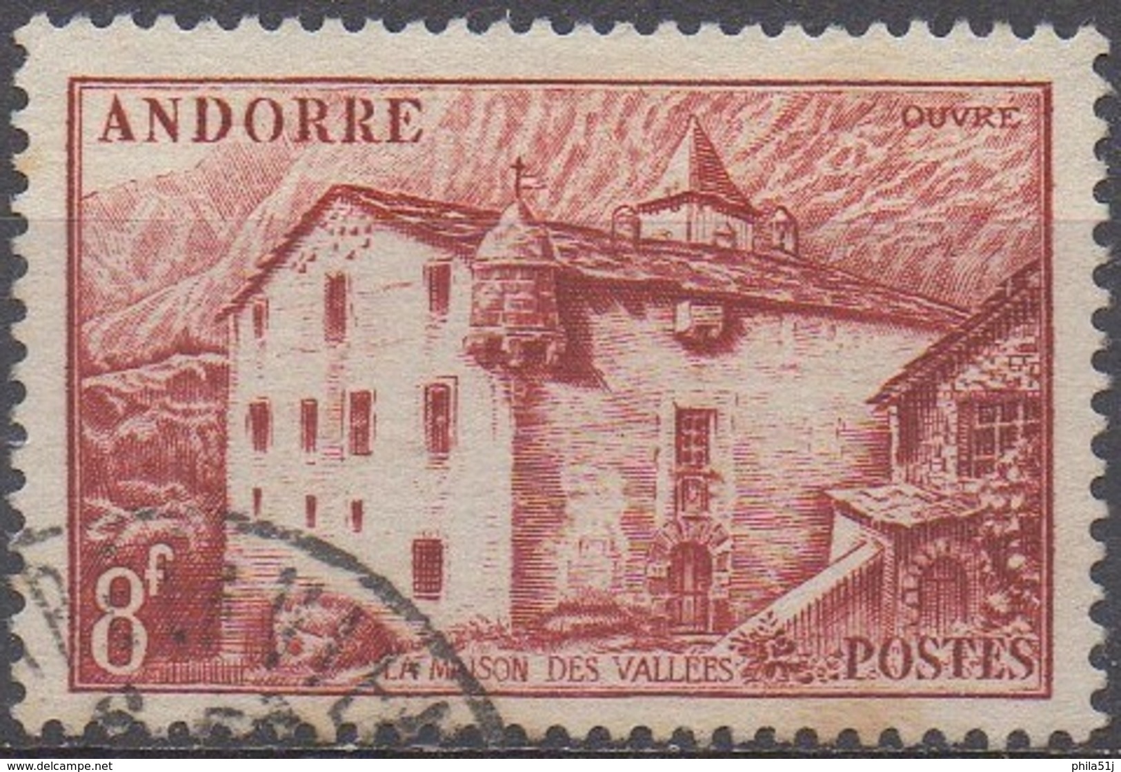 ANDORRE  FRANCAIS  N°128__OBL VOIR SCAN - Used Stamps