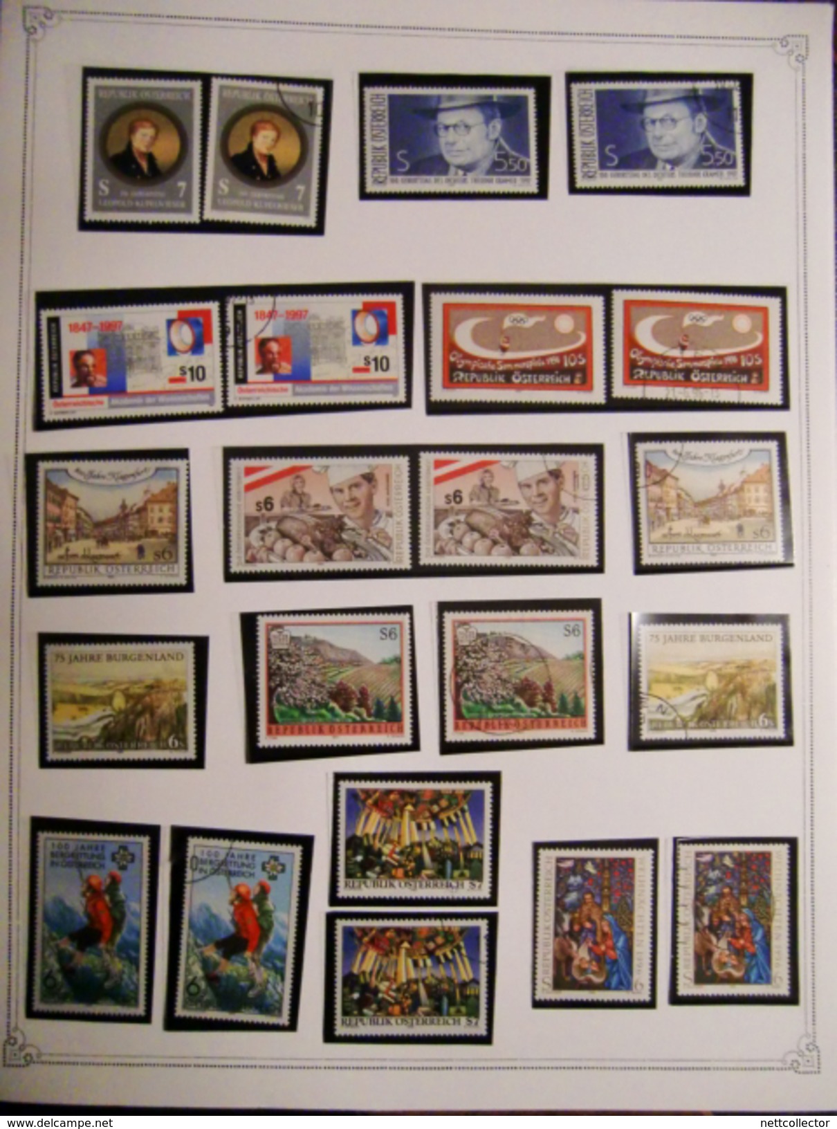 AUTRICHE RARE COLLECTION /1972 à 1994 NEUFS **/ */ OBLIT. MAJ. LUXE  COTE  IMPORTANTE /1ère PARTIE