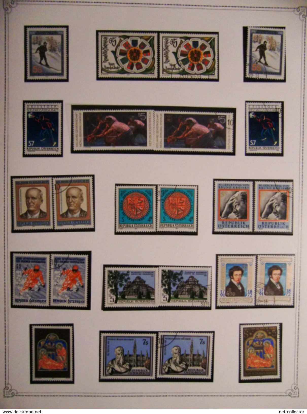 AUTRICHE RARE COLLECTION /1972 à 1994 NEUFS **/ */ OBLIT. MAJ. LUXE  COTE  IMPORTANTE /1ère PARTIE