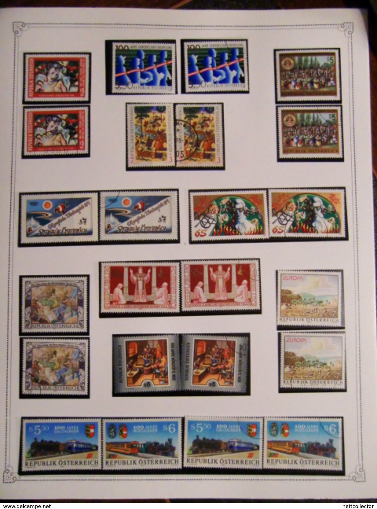 AUTRICHE RARE COLLECTION /1972 à 1994 NEUFS **/ */ OBLIT. MAJ. LUXE  COTE  IMPORTANTE /1ère PARTIE