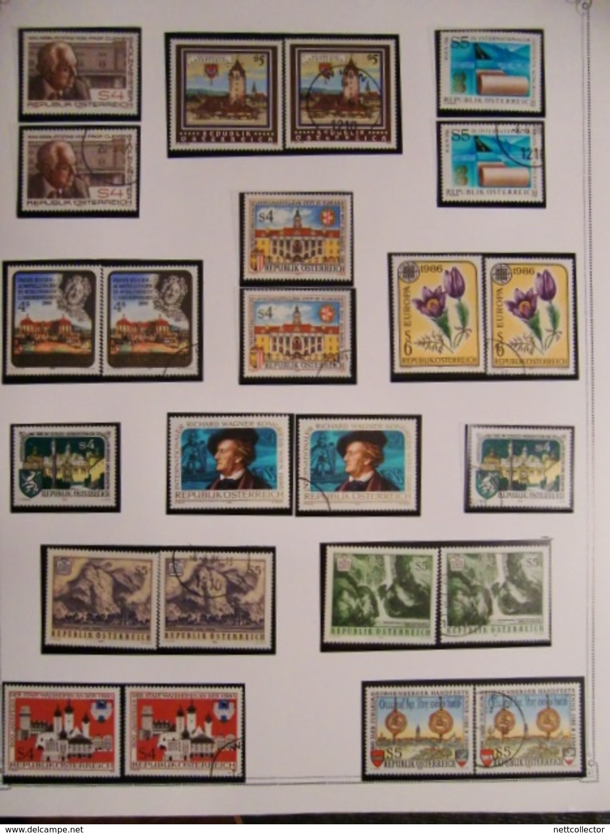 AUTRICHE RARE COLLECTION /1972 à 1994 NEUFS **/ */ OBLIT. MAJ. LUXE  COTE  IMPORTANTE /1ère PARTIE