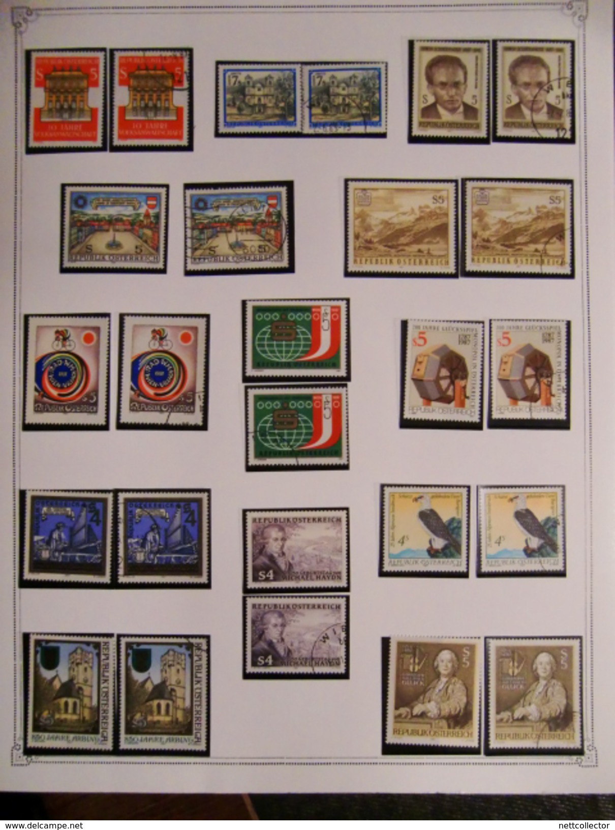 AUTRICHE RARE COLLECTION /1972 à 1994 NEUFS **/ */ OBLIT. MAJ. LUXE  COTE  IMPORTANTE /1ère PARTIE