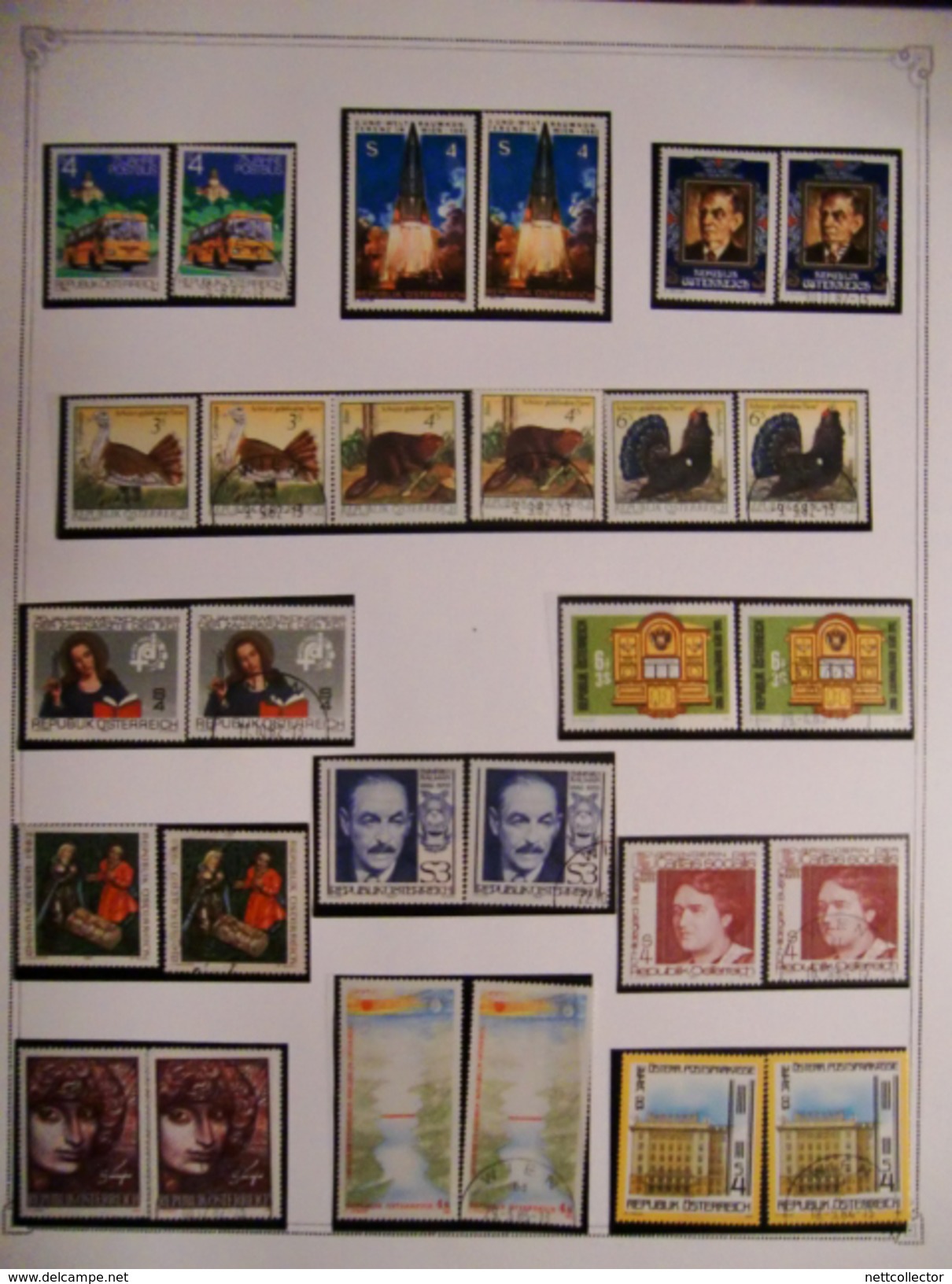 AUTRICHE RARE COLLECTION /1972 à 1994 NEUFS **/ */ OBLIT. MAJ. LUXE  COTE  IMPORTANTE /1ère PARTIE