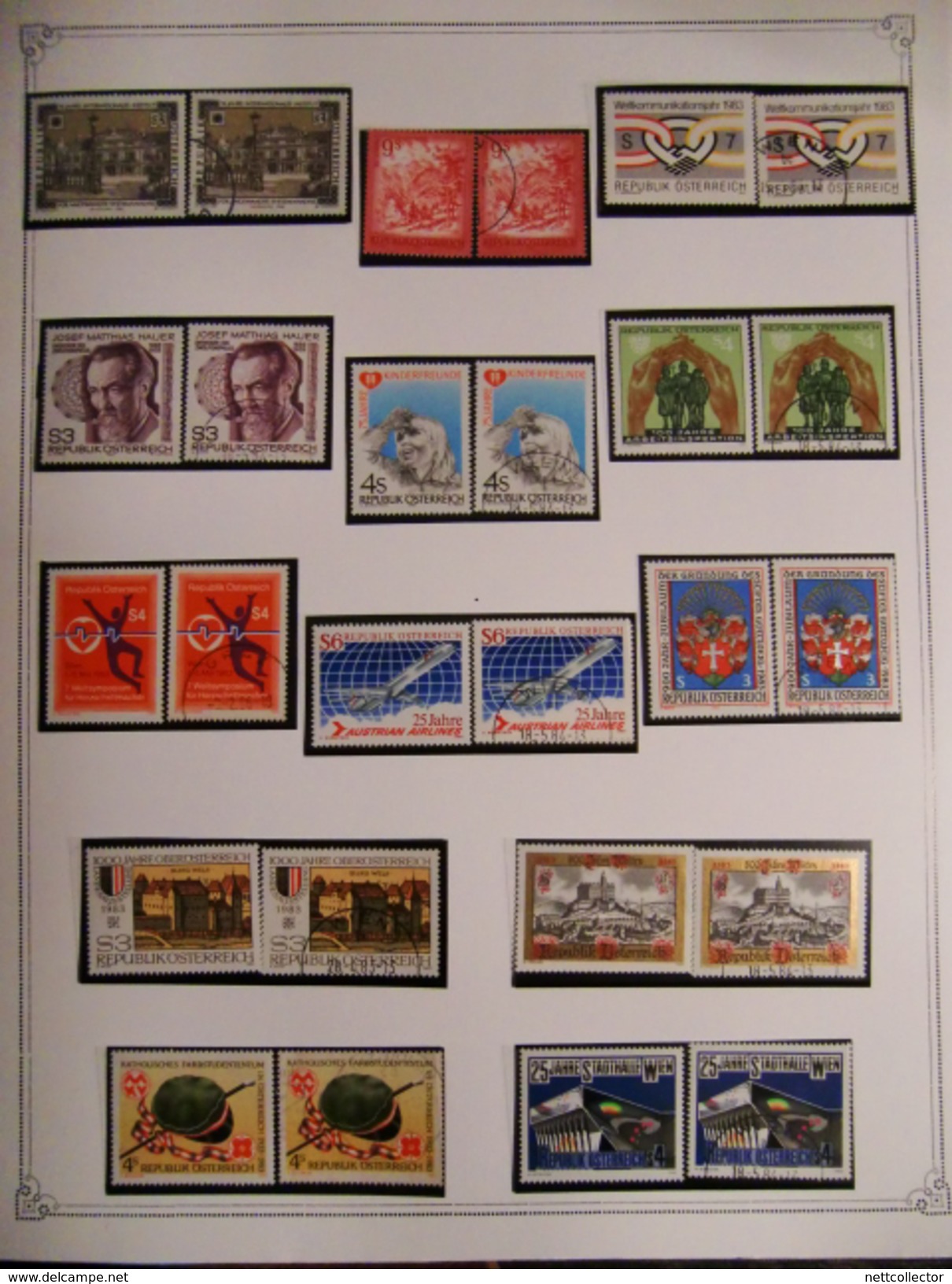 AUTRICHE RARE COLLECTION /1972 à 1994 NEUFS **/ */ OBLIT. MAJ. LUXE  COTE  IMPORTANTE /1ère PARTIE