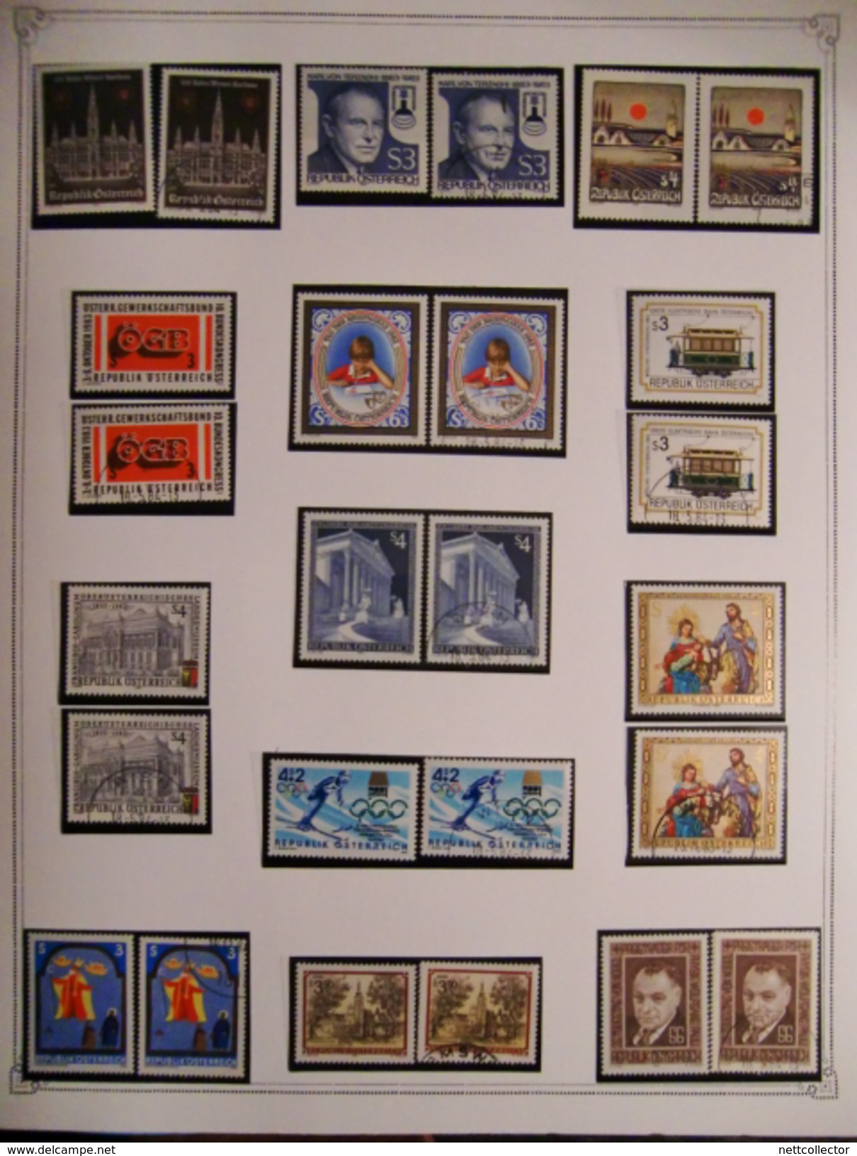 AUTRICHE RARE COLLECTION /1972 à 1994 NEUFS **/ */ OBLIT. MAJ. LUXE  COTE  IMPORTANTE /1ère PARTIE