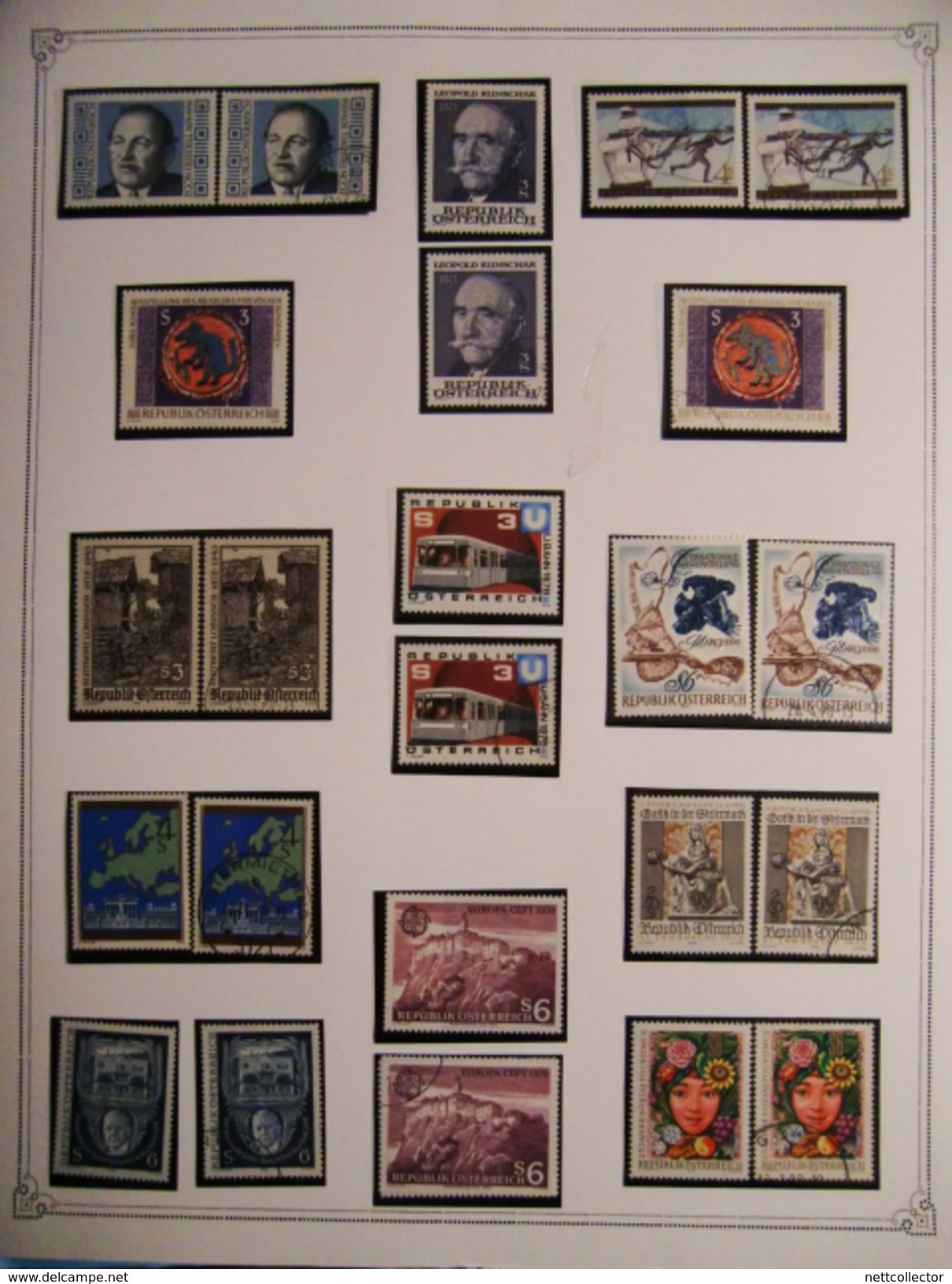 AUTRICHE RARE COLLECTION /1972 à 1994 NEUFS **/ */ OBLIT. MAJ. LUXE  COTE  IMPORTANTE /1ère PARTIE