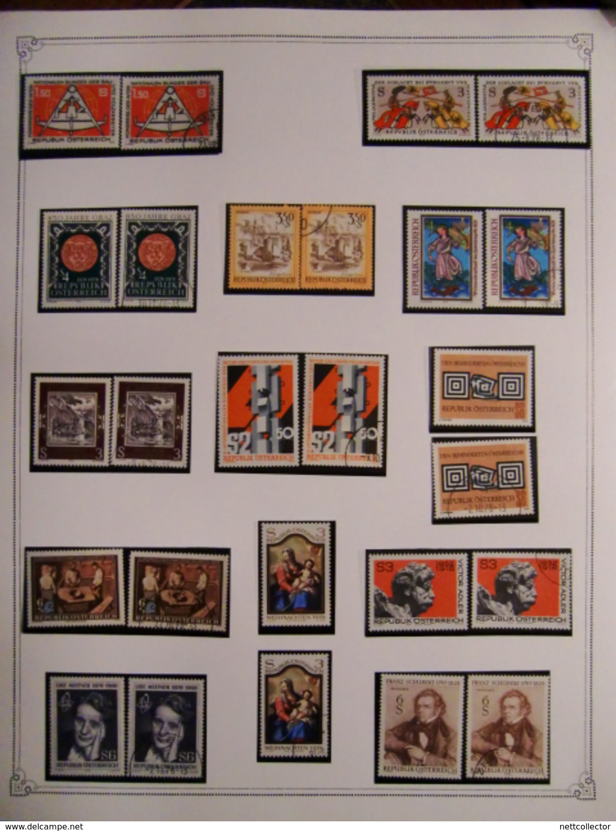 AUTRICHE RARE COLLECTION /1972 à 1994 NEUFS **/ */ OBLIT. MAJ. LUXE  COTE  IMPORTANTE /1ère PARTIE