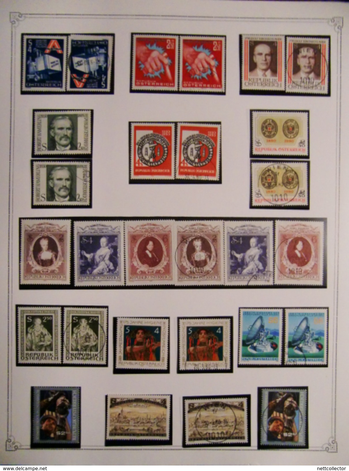 AUTRICHE RARE COLLECTION /1972 à 1994 NEUFS **/ */ OBLIT. MAJ. LUXE  COTE  IMPORTANTE /1ère PARTIE