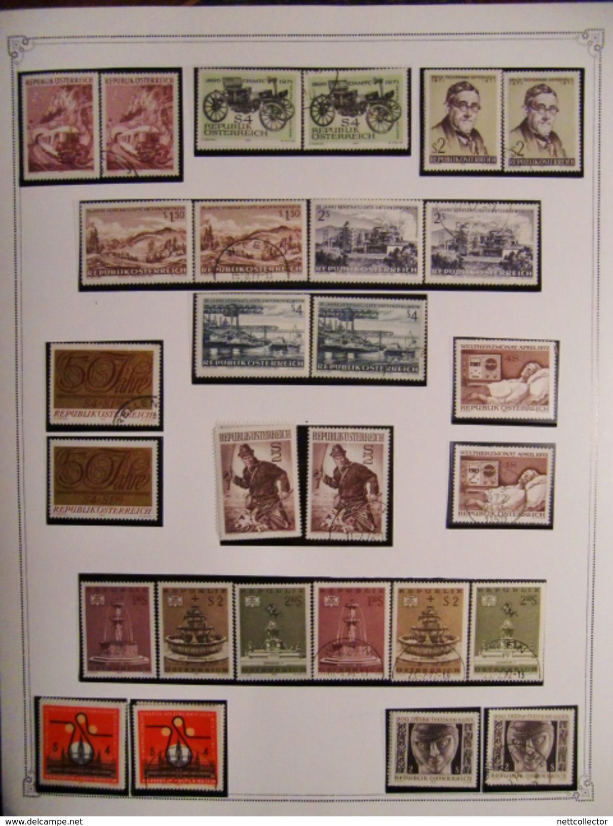 AUTRICHE RARE COLLECTION /1972 à 1994 NEUFS **/ */ OBLIT. MAJ. LUXE  COTE  IMPORTANTE /1ère PARTIE