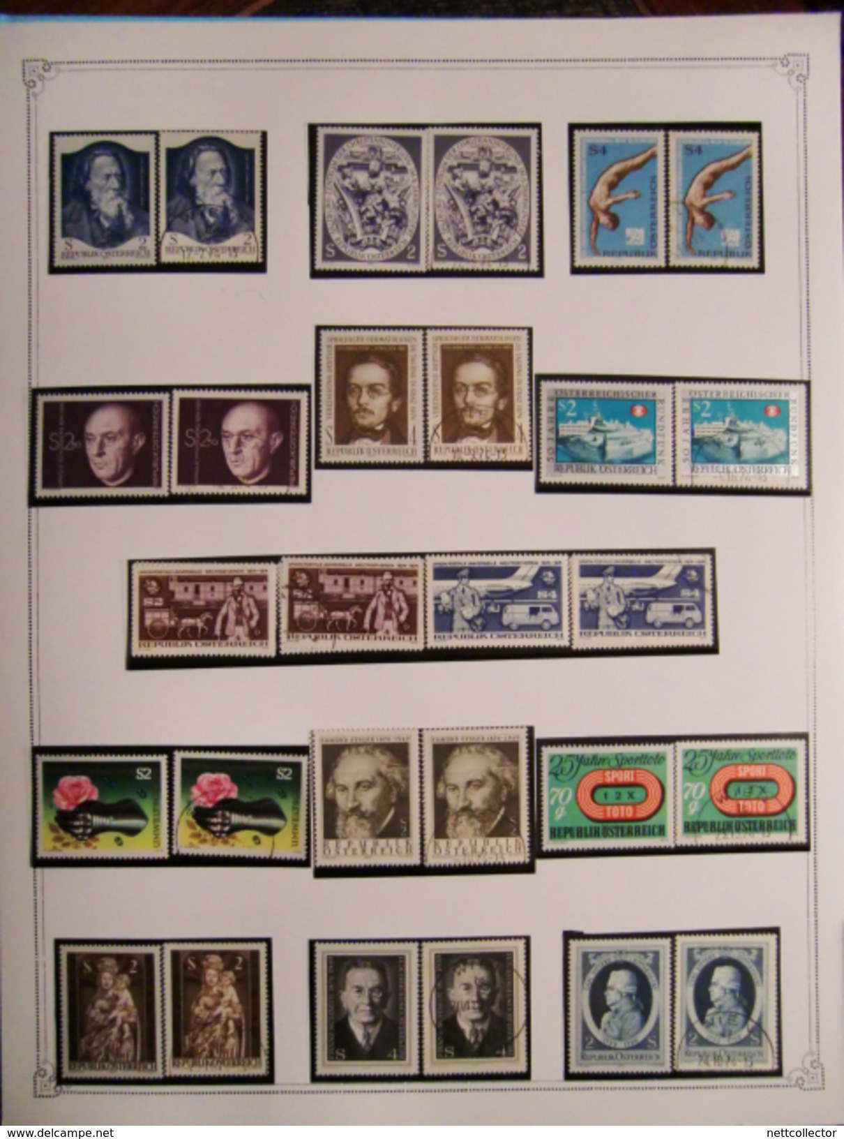 AUTRICHE RARE COLLECTION /1972 à 1994 NEUFS **/ */ OBLIT. MAJ. LUXE  COTE  IMPORTANTE /1ère PARTIE