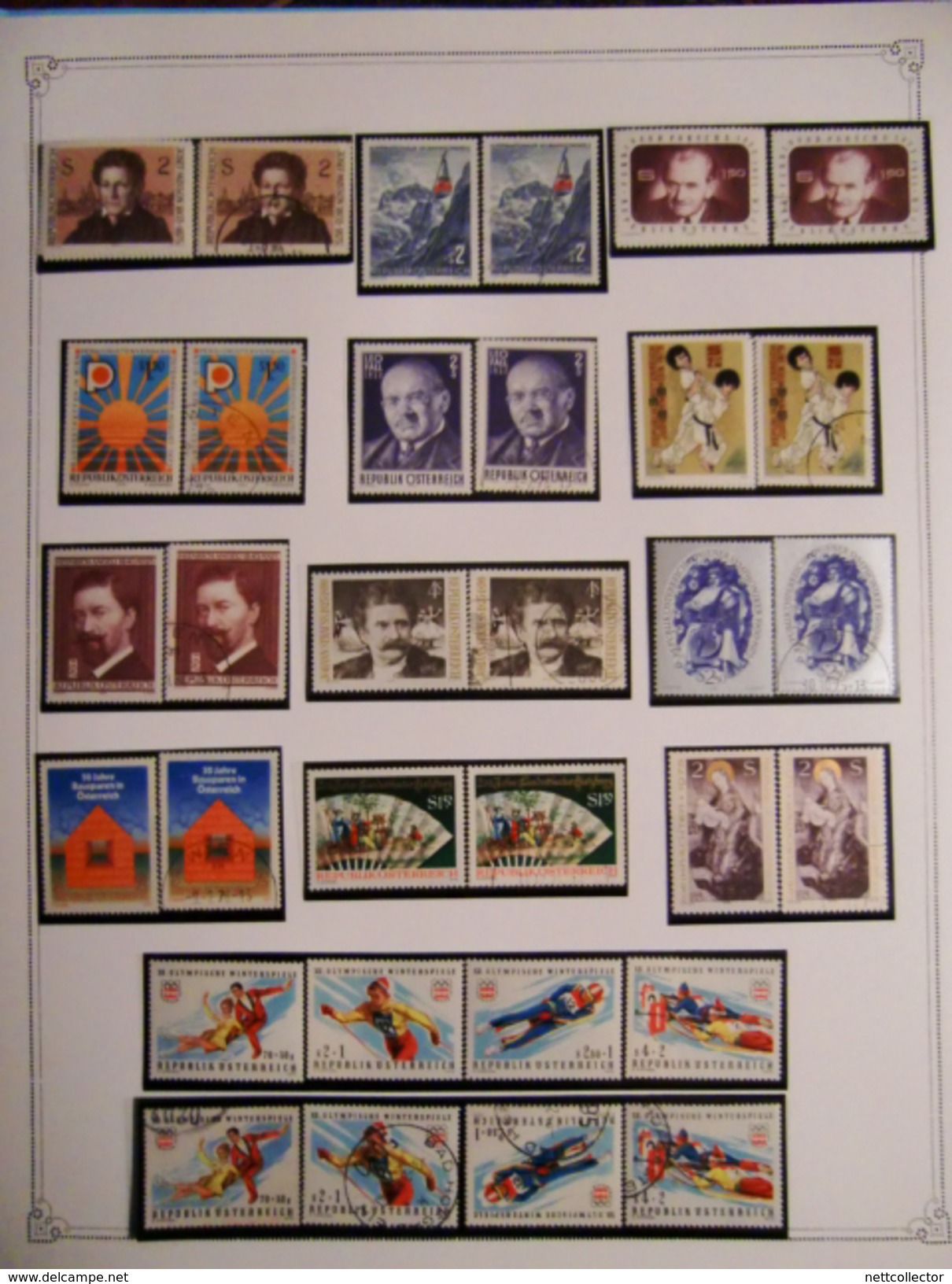 AUTRICHE RARE COLLECTION /1972 à 1994 NEUFS **/ */ OBLIT. MAJ. LUXE  COTE  IMPORTANTE /1ère PARTIE