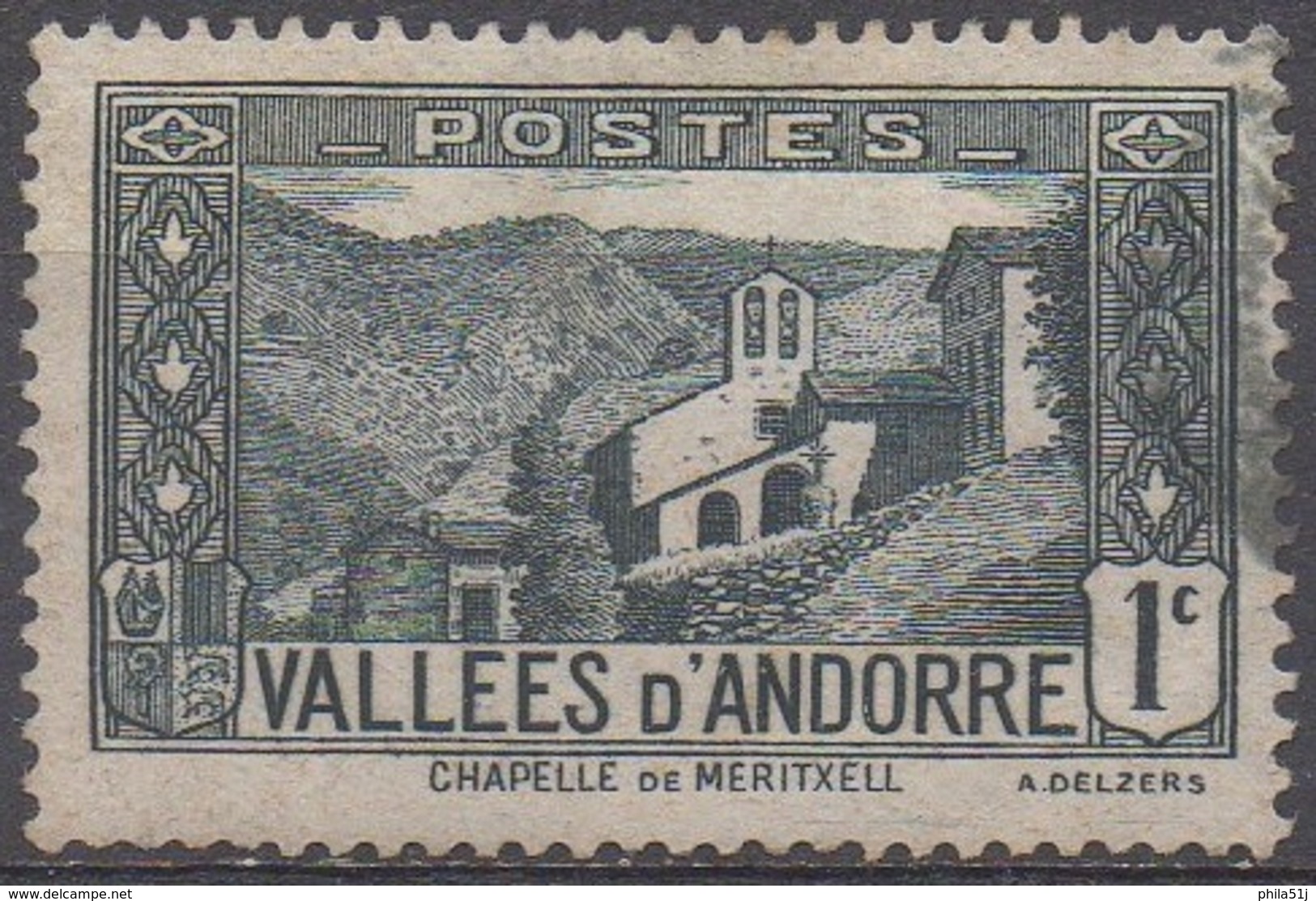 ANDORRE  FRANCAIS  N°24__OBL VOIR SCAN - Gebraucht