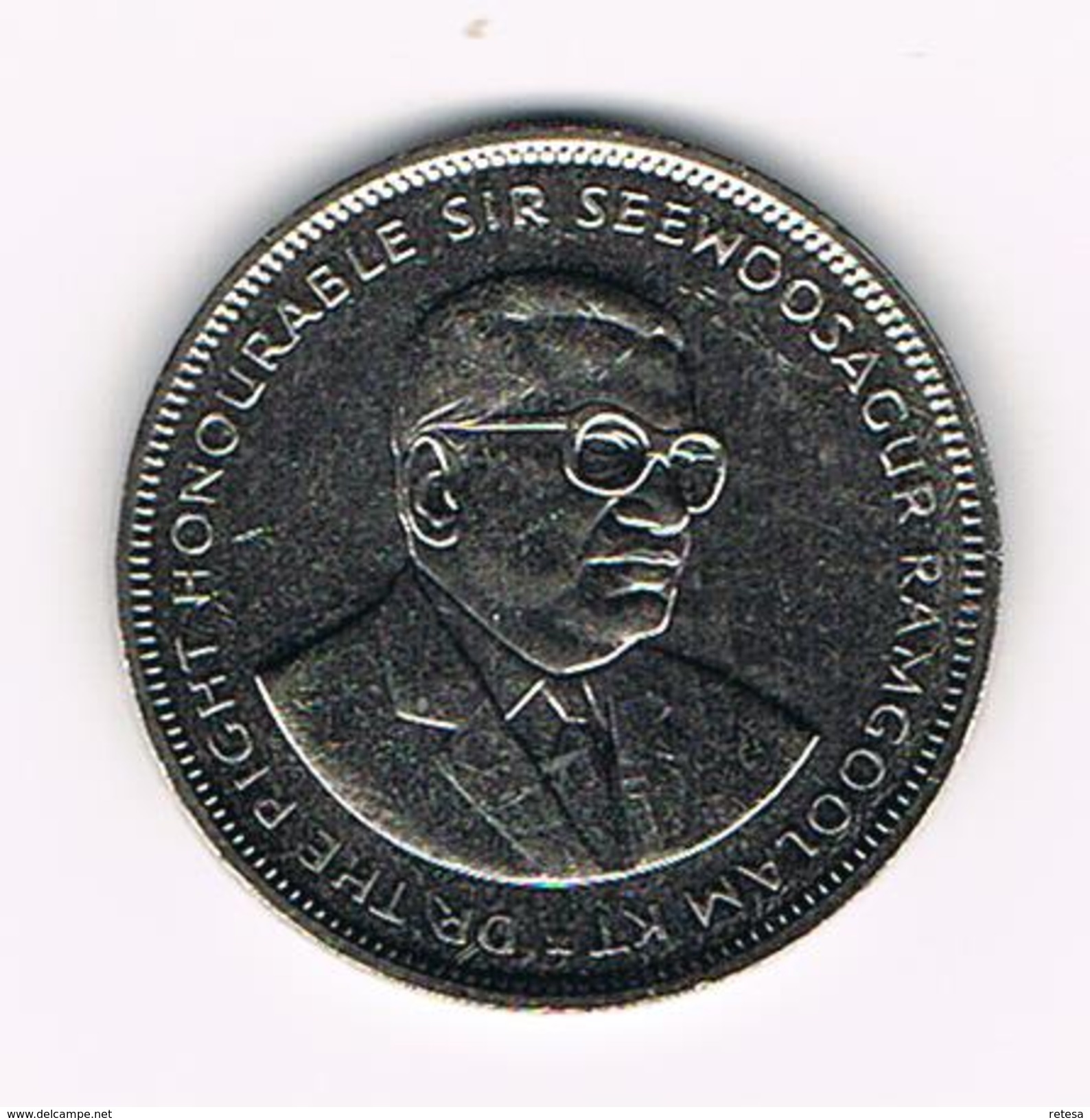 ) MAURITIUS  5 RUPEES   1992 - Mauritius