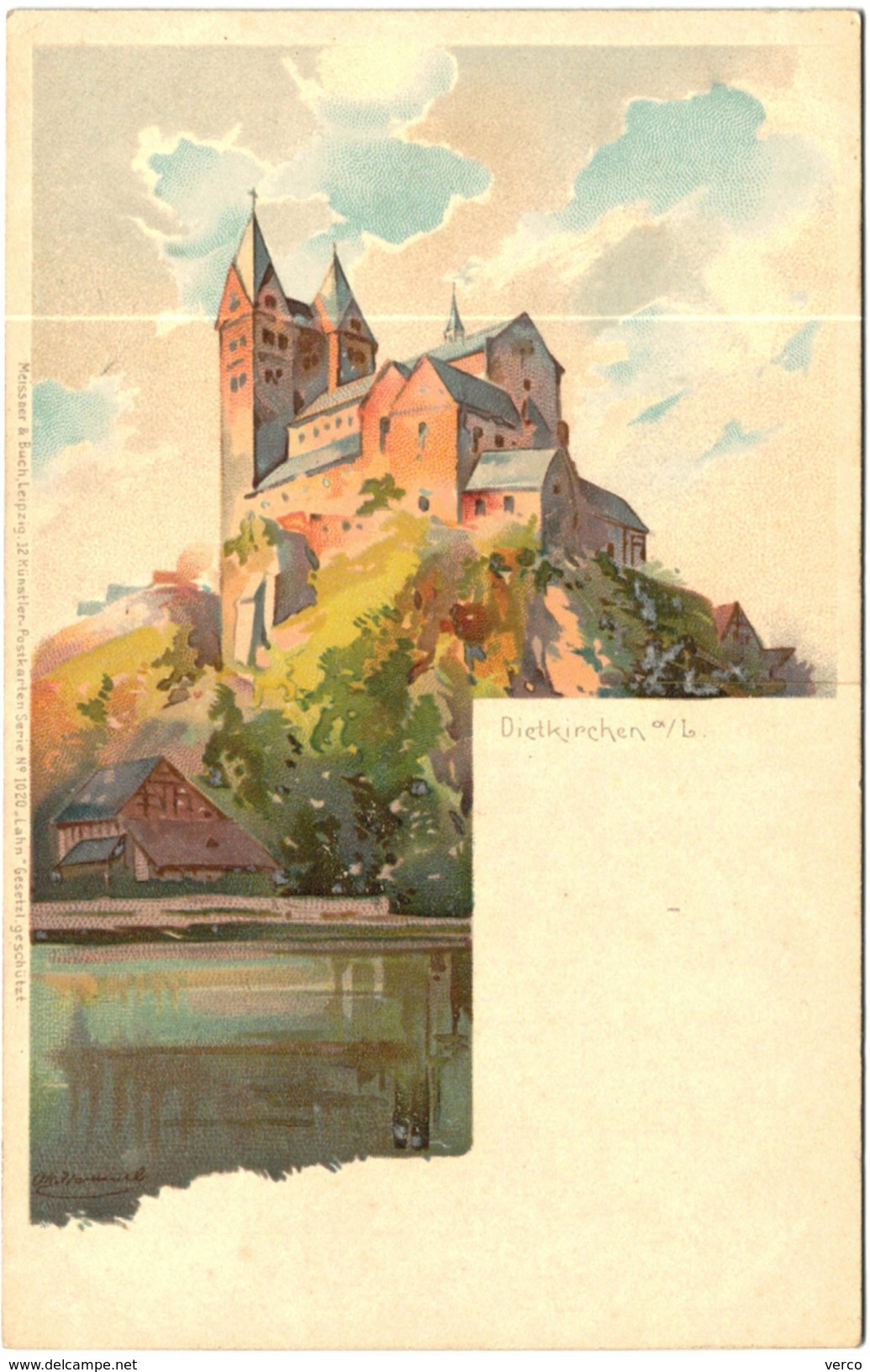 Carte Postale Ancienne D'Allemagne-Dietkirchen - Dietzenbach