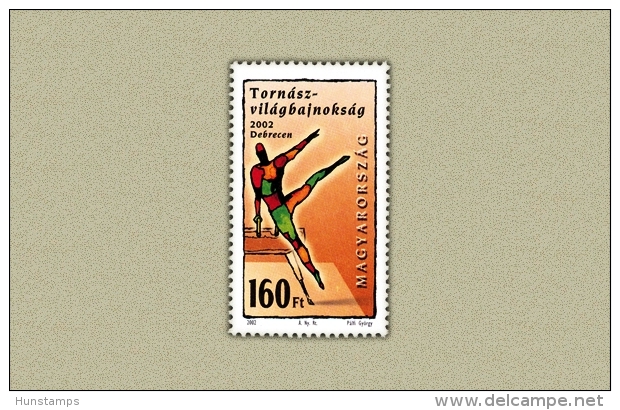 Hungary 2002. Gymnastics Stamp MNH (**) Michel: 4754 / 2 EUR - Nuovi