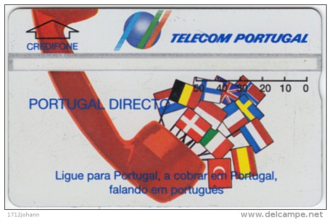 PORTUGAL A-783 Hologram Telecom - Flags Of European Nations - 329A - Used - Portugal