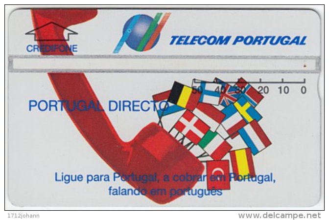 PORTUGAL A-785 Hologram Telecom - Flags Of European Nations - 422A - Used - Portugal