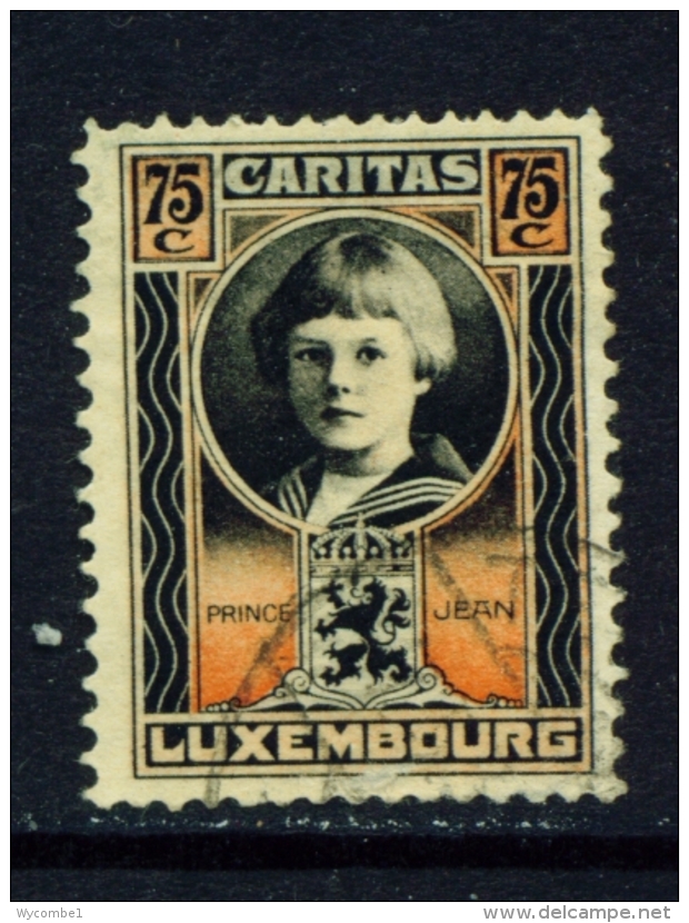 LUXEMBOURG  -  1926  Child Welfare Fund  75c+20c  Used As Scan - Oblitérés