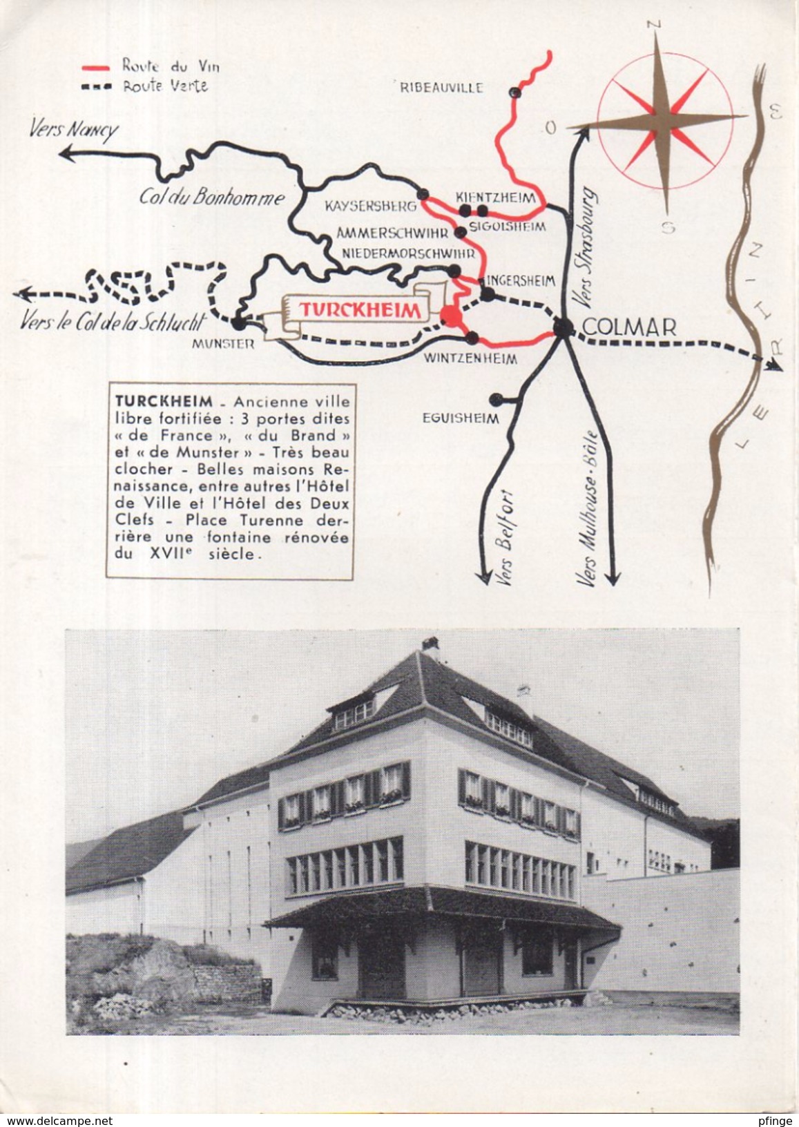 Cave Vinicole De Turckheim - Bon De Commande - Descriptif Et Tarifs, 1967 - Autres & Non Classés