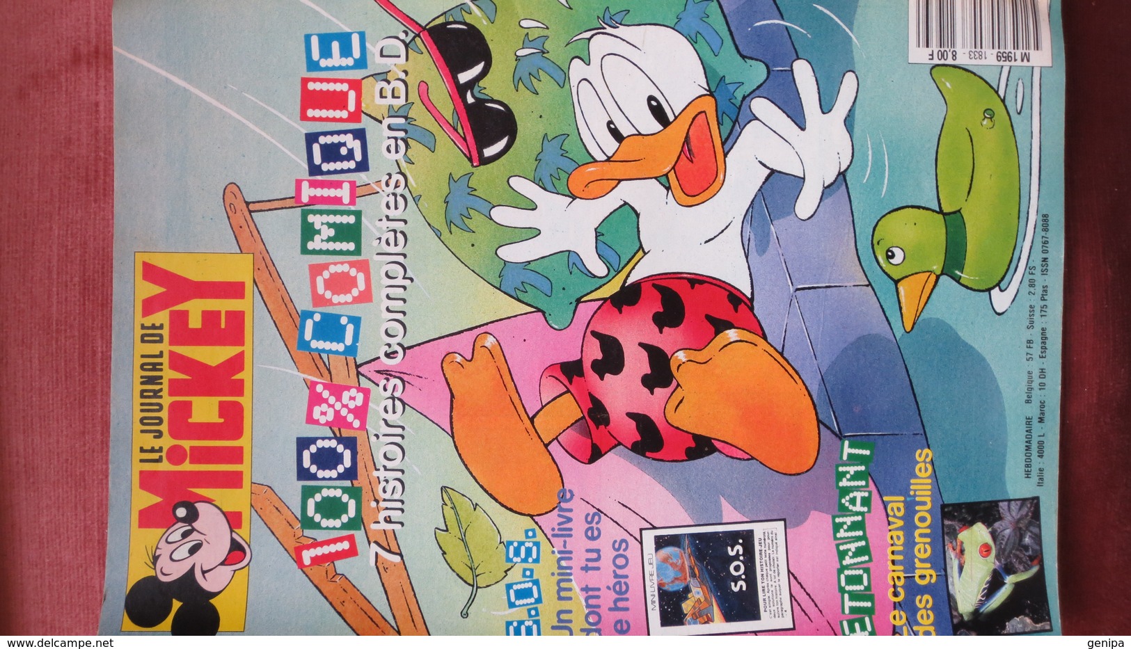 JOURNAL DE MICKEY N° 1833. ANNEE 1987 - Journal De Mickey