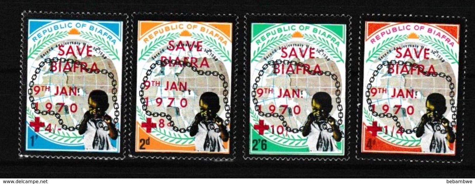 Biafra Croix Rouge Save Biafra - Africa (Varia)