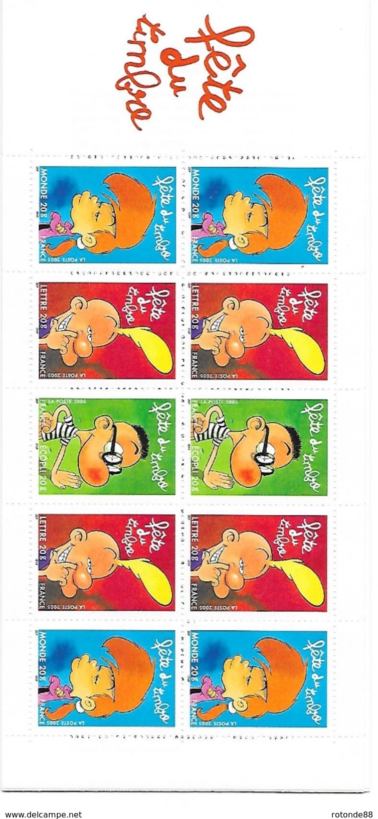 2005- Carnet Fête Du Timbre - Neuf Non Plié - Stamp Day