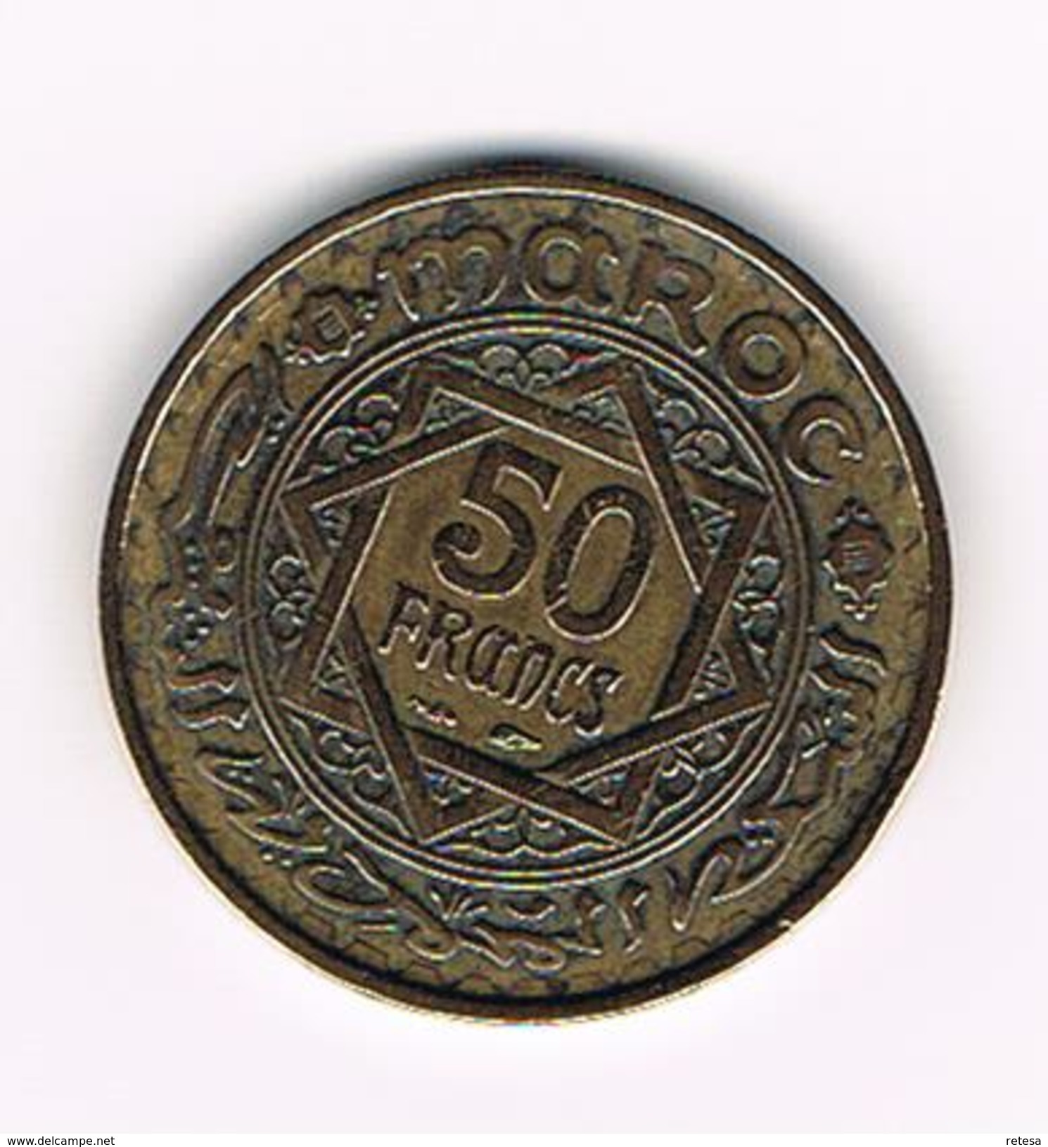 )  MAROKKO  50  FRANCS  1371 - Maroc